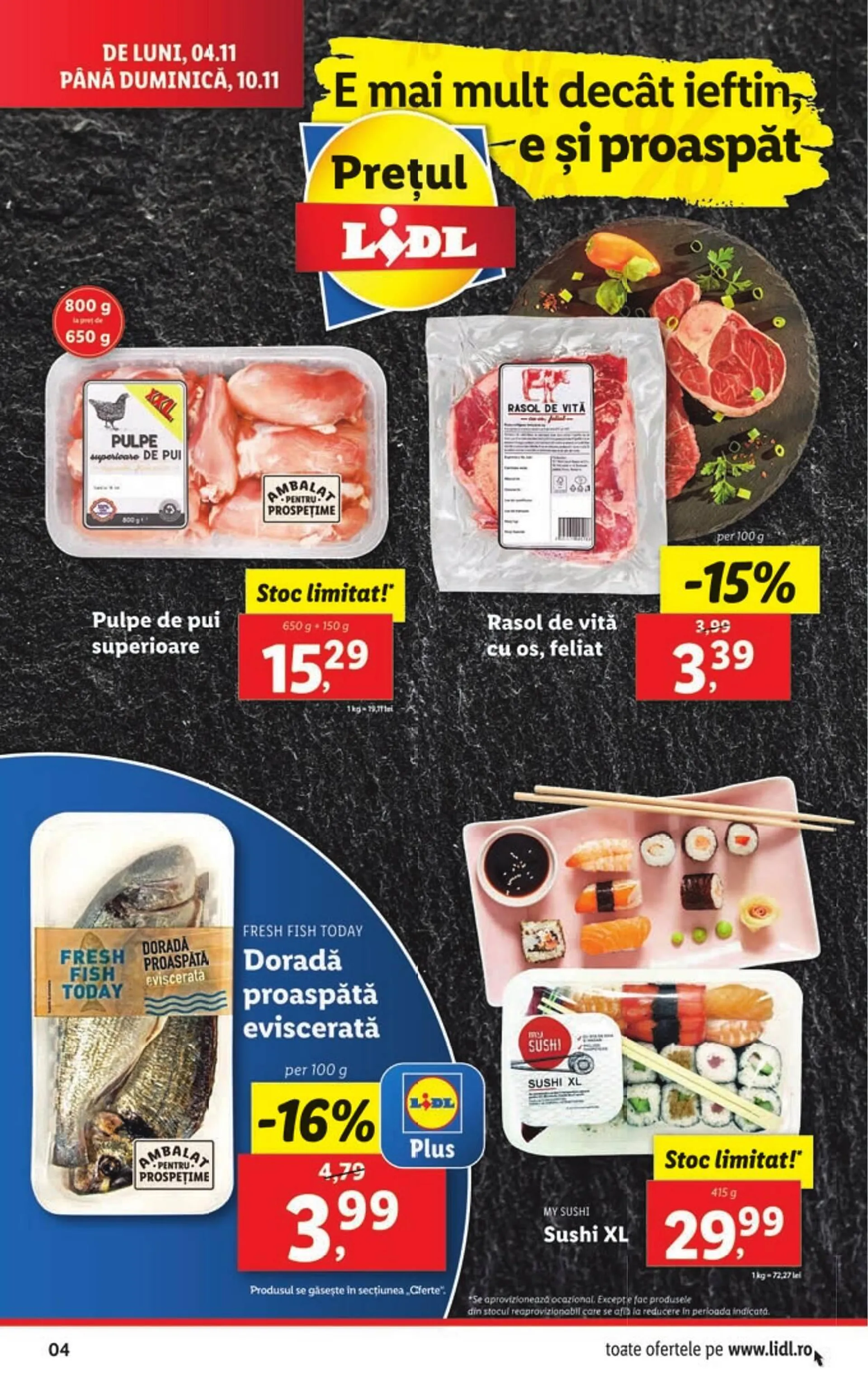 Catalog Catalog Lidl de la 4 noiembrie până la 10 noiembrie 2024 - Revista Pagina 4