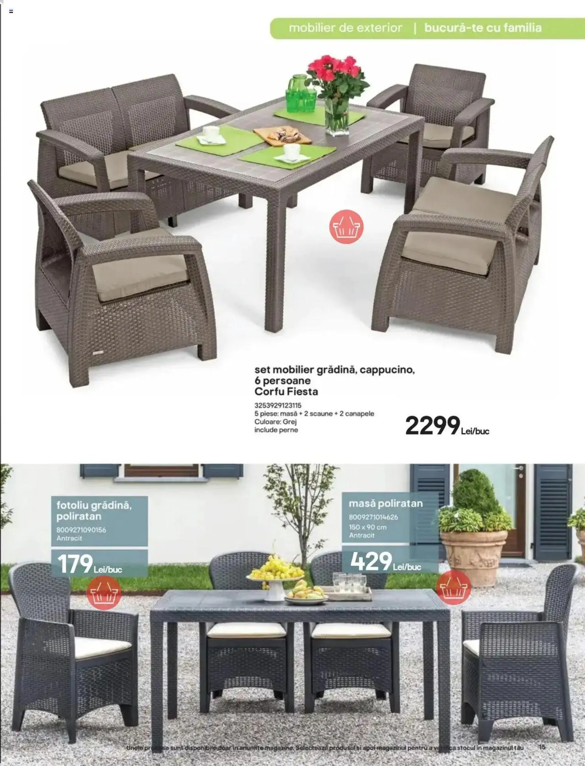 Catalog Brico Depot catalog - Mobilier Grădină 2 de la 9 mai până la 31 decembrie 2024 - Revista Pagina 15