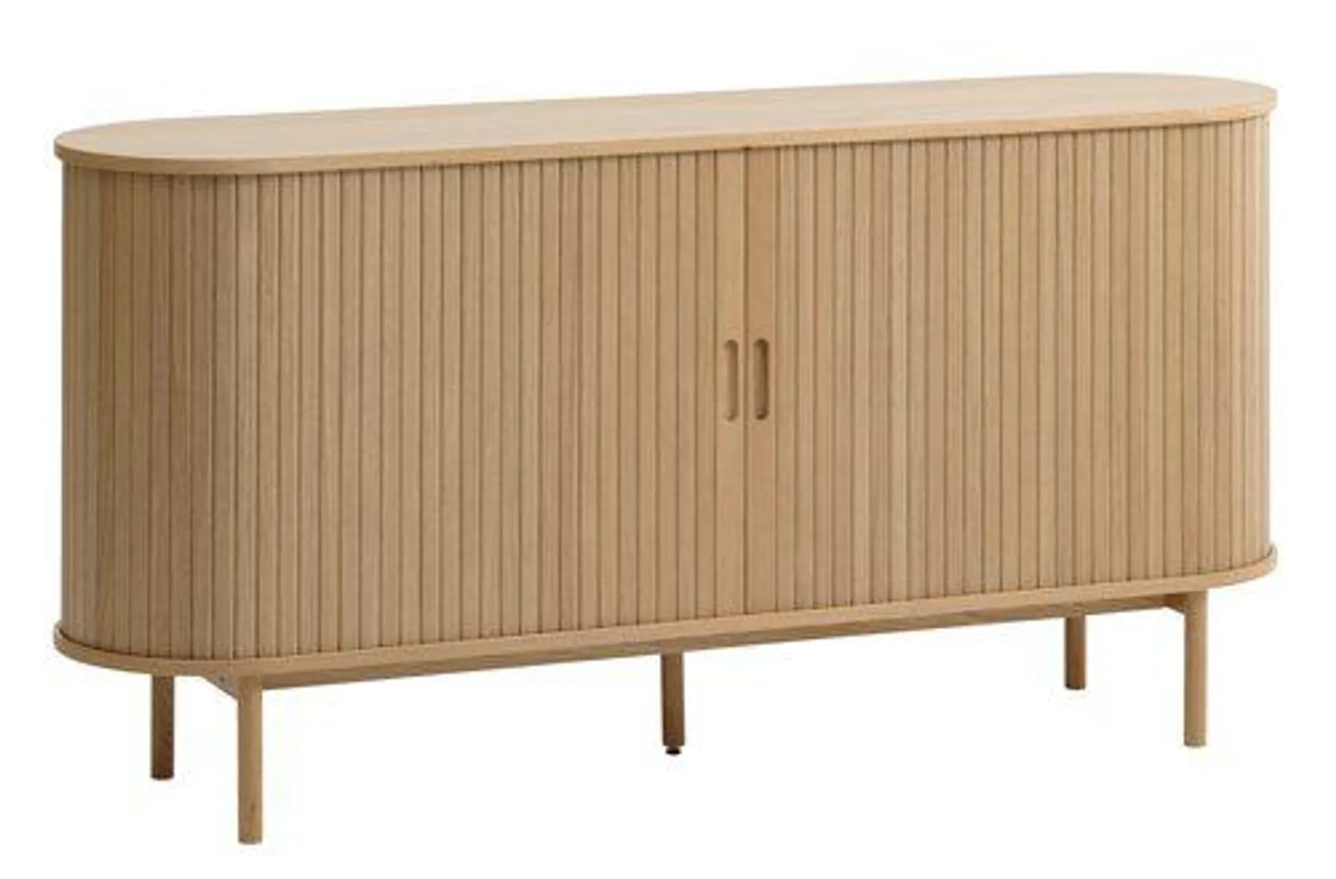 Dressoir LYNGVIG 160 cm 2 tambour deuren naturel eiken