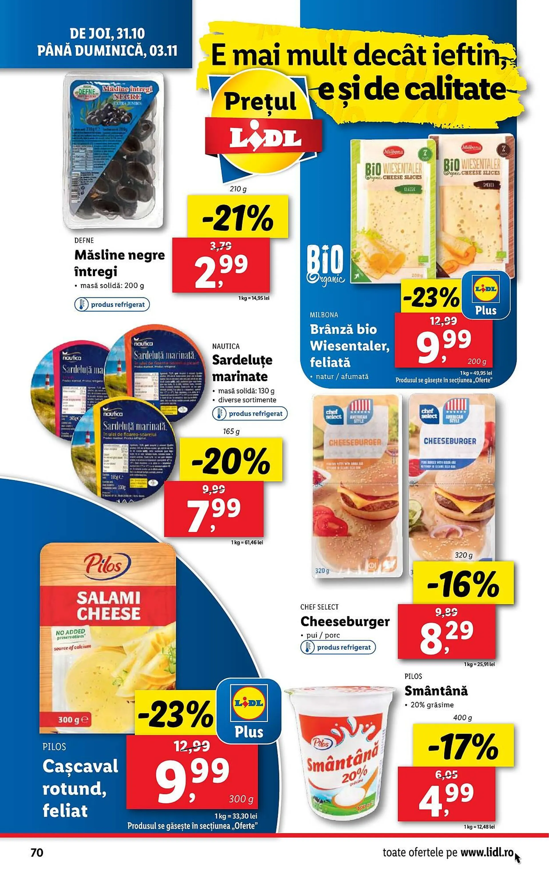 Catalog Catalog Lidl de la 28 octombrie până la 3 noiembrie 2024 - Revista Pagina 70