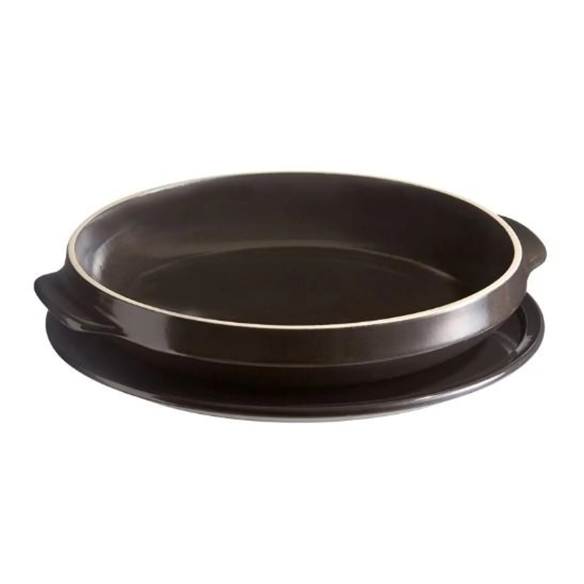 Set Tarte Tatin, ceramica, 28cm, Charcoal - Emile Henry