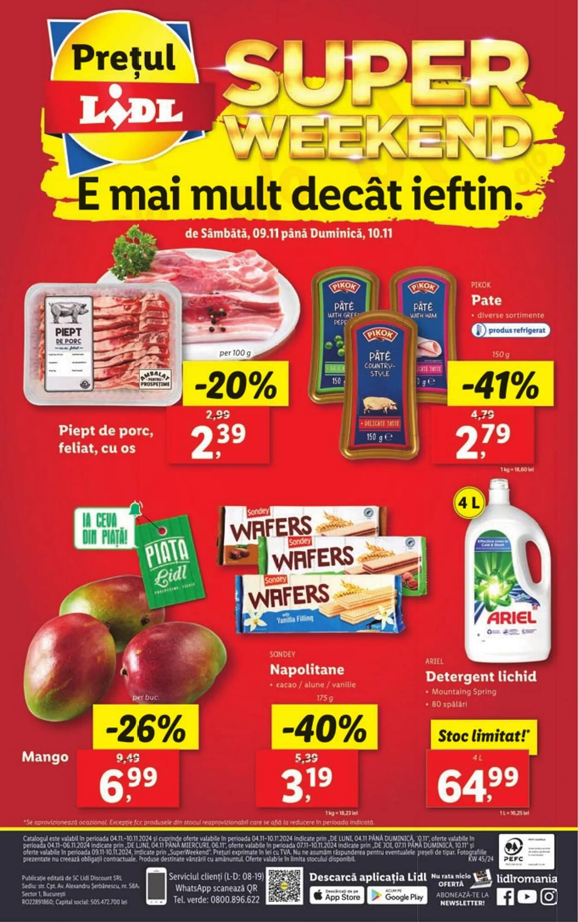 Catalog Catalog Lidl de la 4 noiembrie până la 10 noiembrie 2024 - Revista Pagina 40