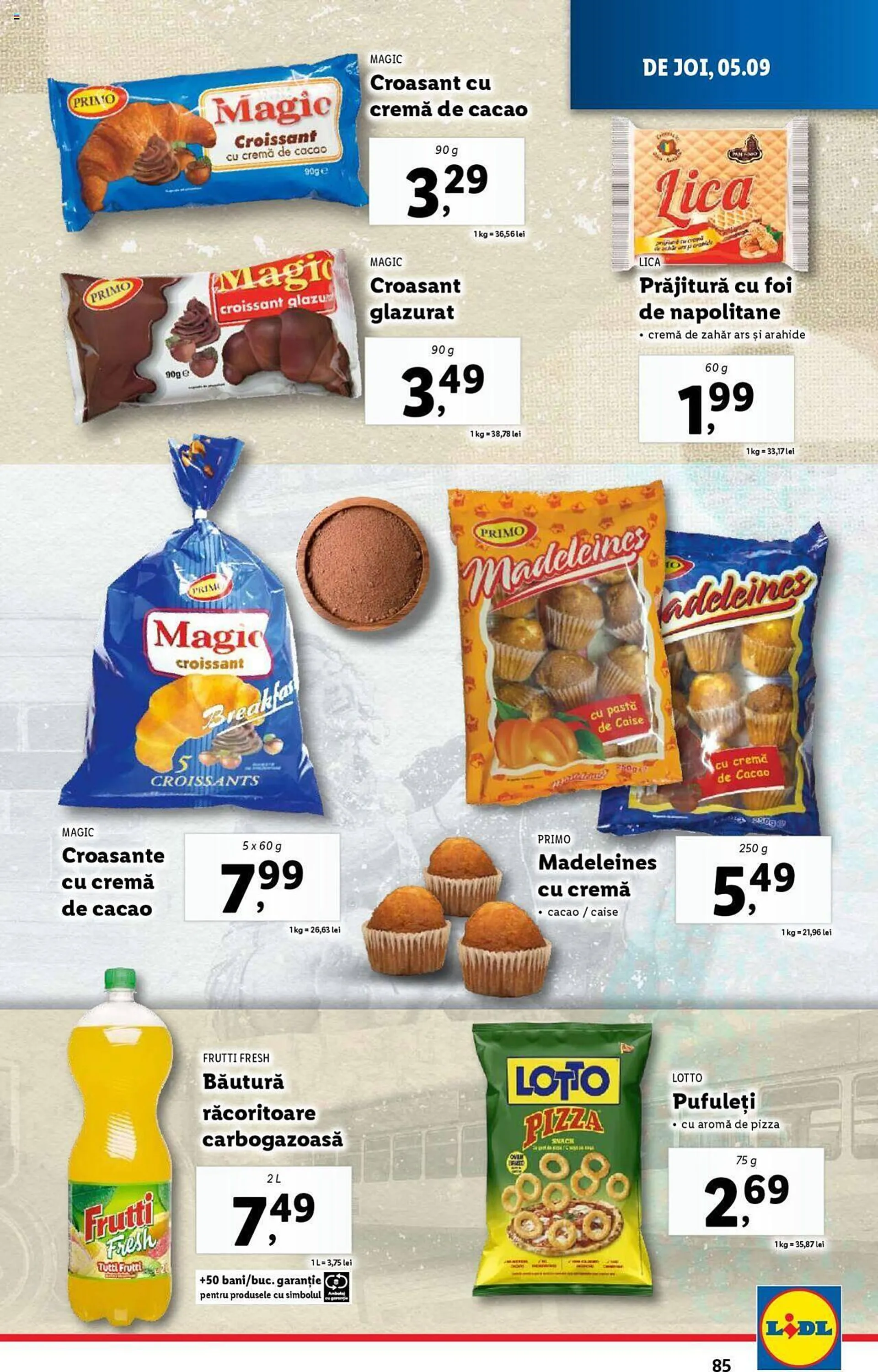 Catalog Catalog Lidl de la 2 septembrie până la 8 septembrie 2024 - Revista Pagina 85