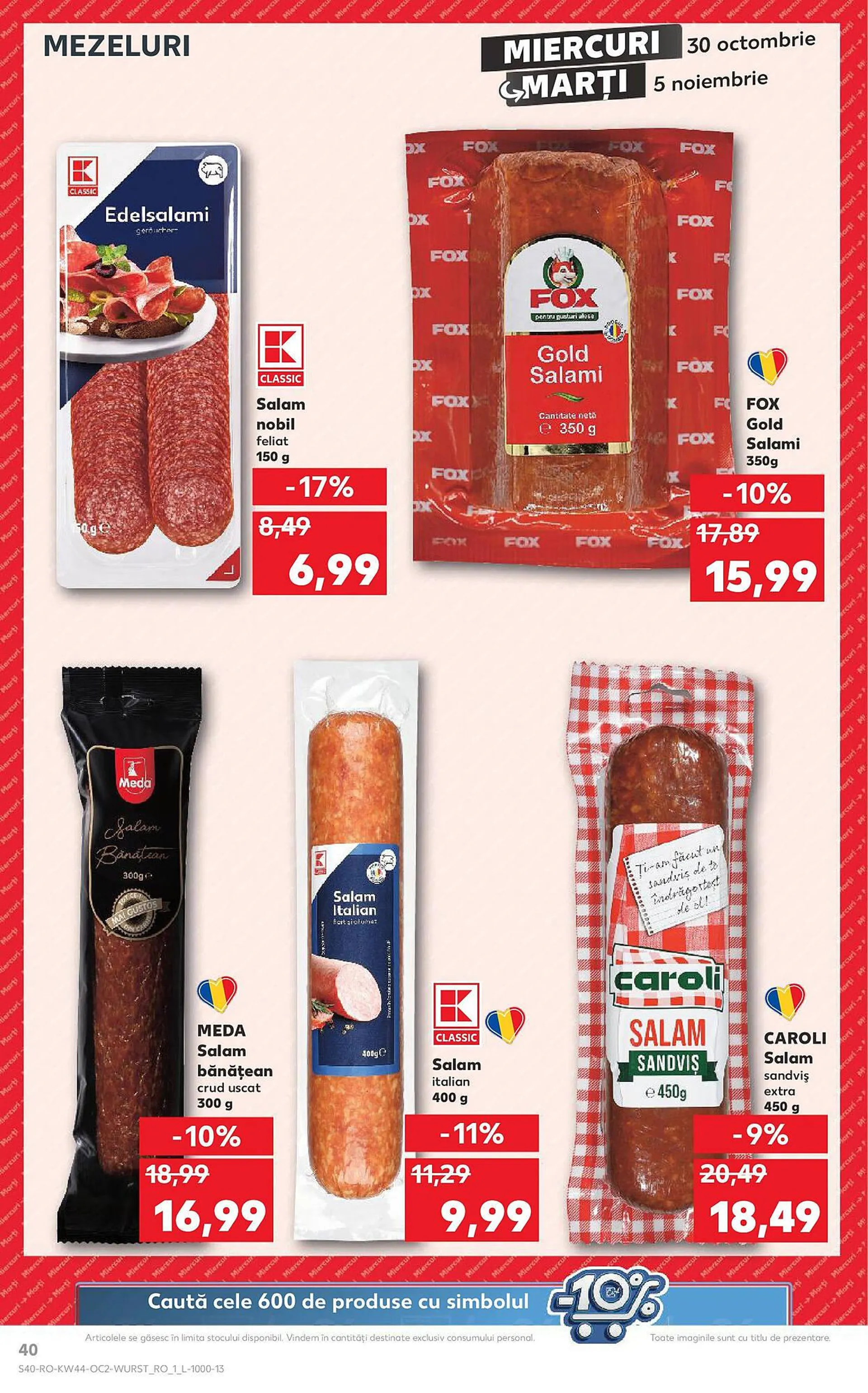 Catalog Catalog Kaufland de la 29 octombrie până la 3 noiembrie 2024 - Revista Pagina 40