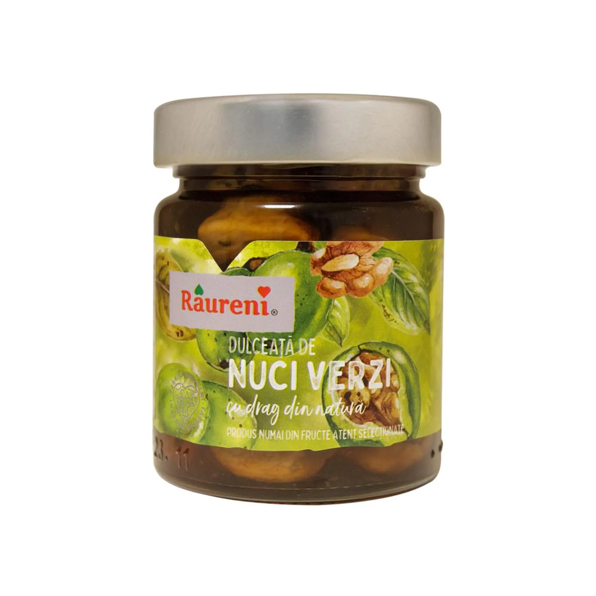 Dulceata nuci verzi Raureni. 250 g