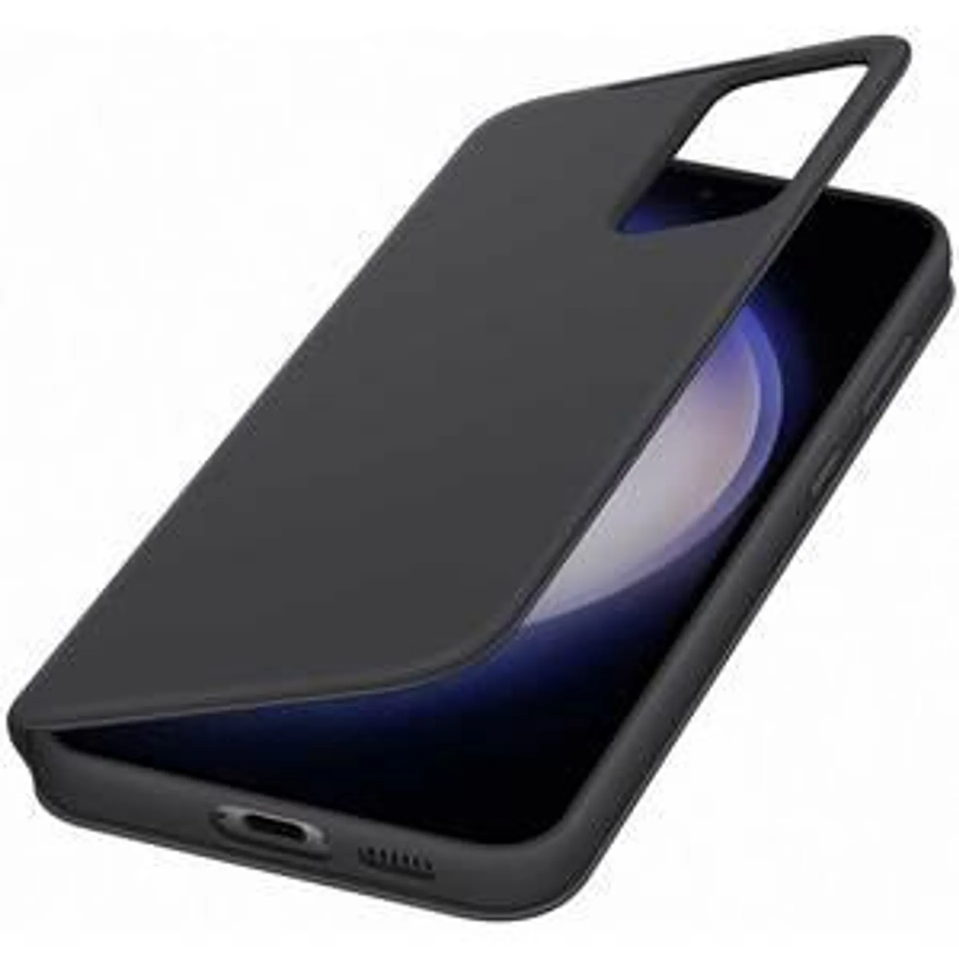 Husa SAMSUNG Smart View Wallet pentru Galaxy S23 Plus, EF-ZS916CBEGWW, Black