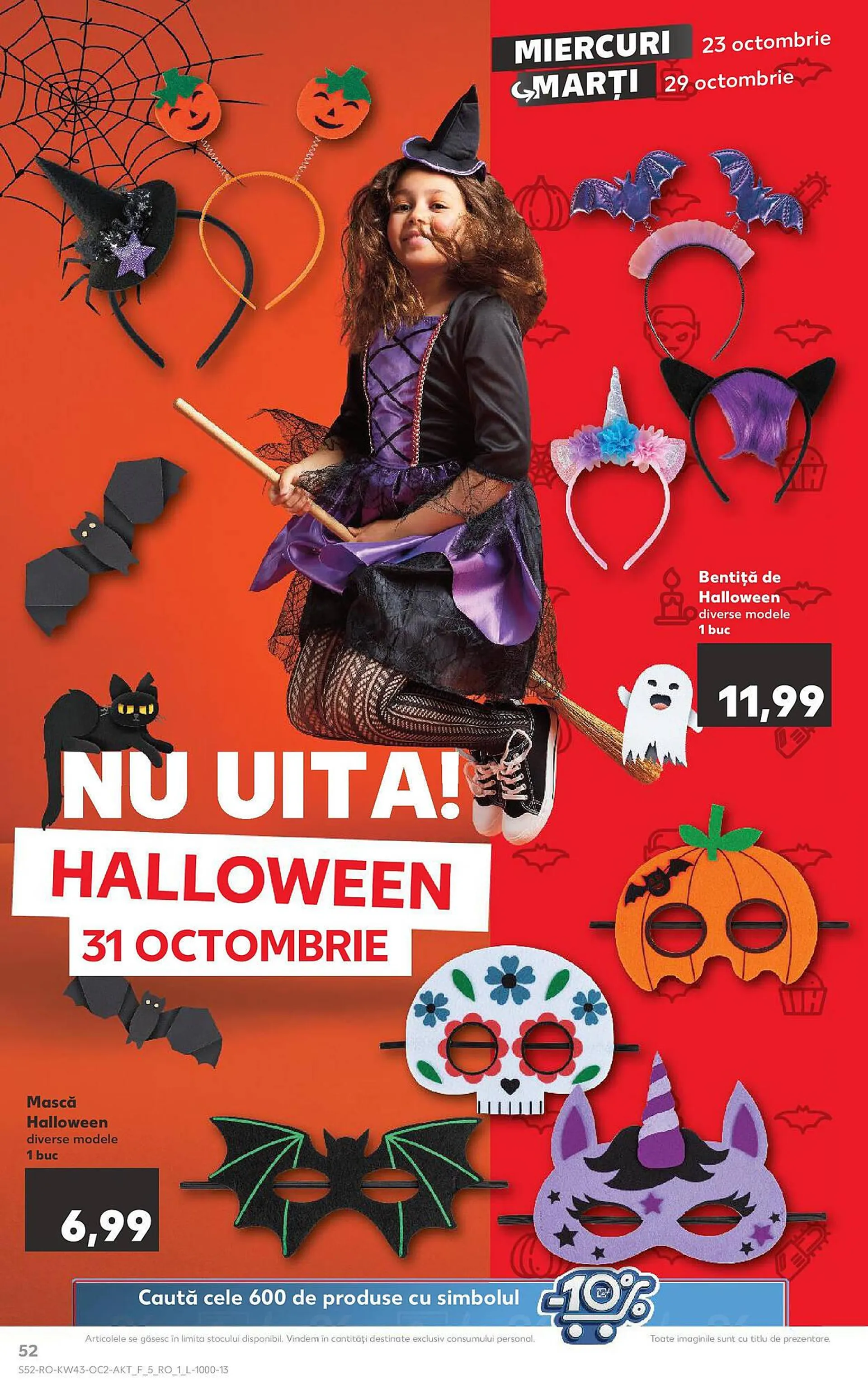 Catalog Catalog Kaufland de la 23 octombrie până la 29 octombrie 2024 - Revista Pagina 52