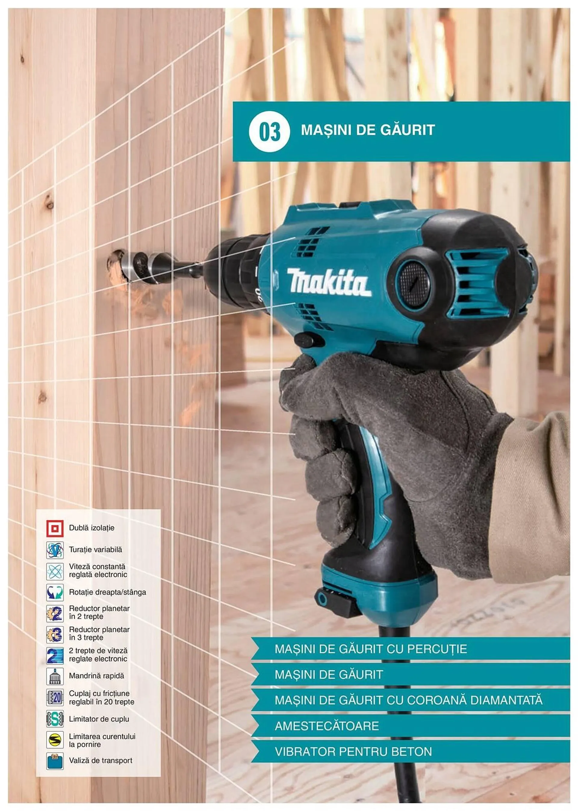 Catalog Сatalog Makita de la 6 februarie până la 31 decembrie 2024 - Revista Pagina 179