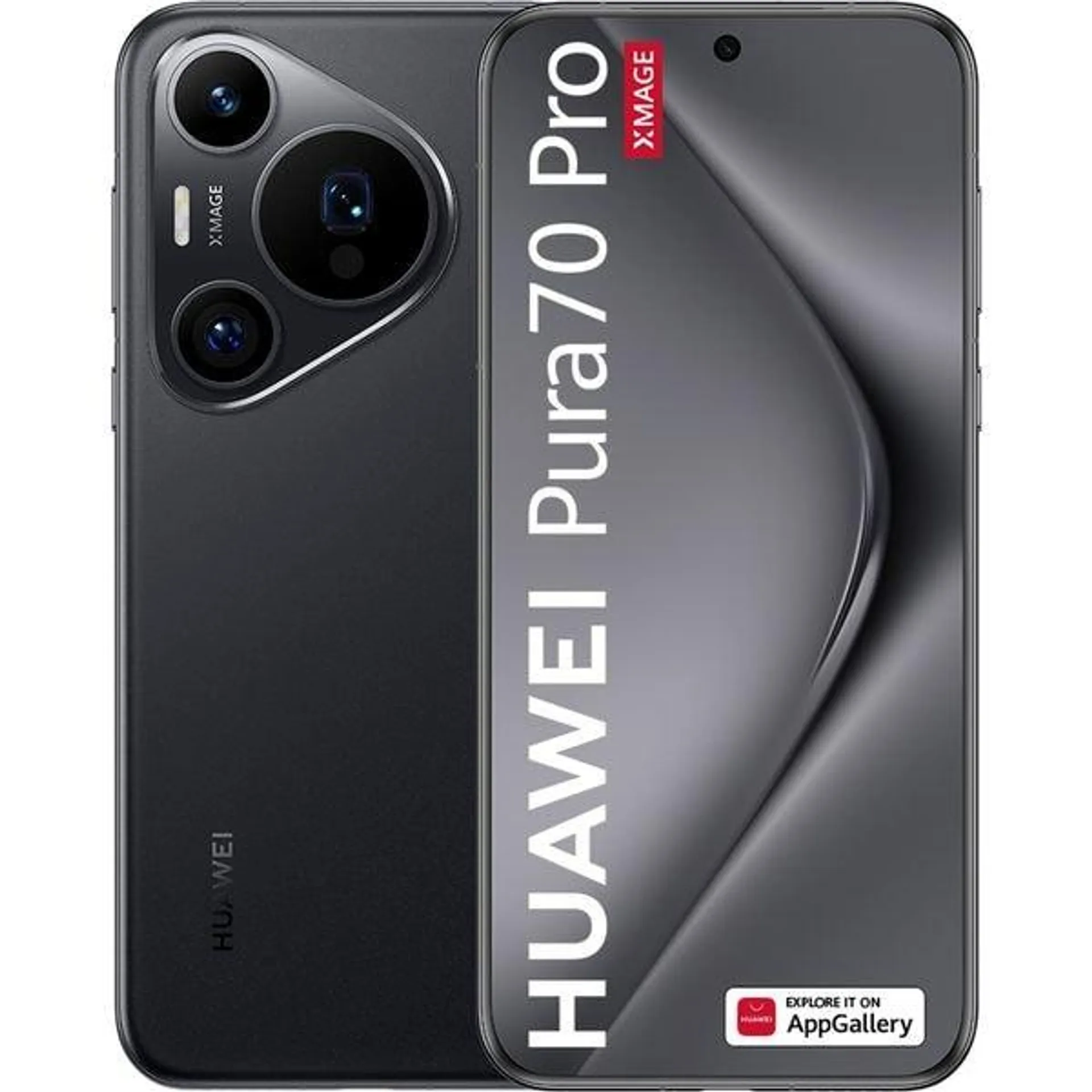 Telefon HUAWEI Pura 70 Pro, 512GB, 12GB RAM, Dual SIM, Black