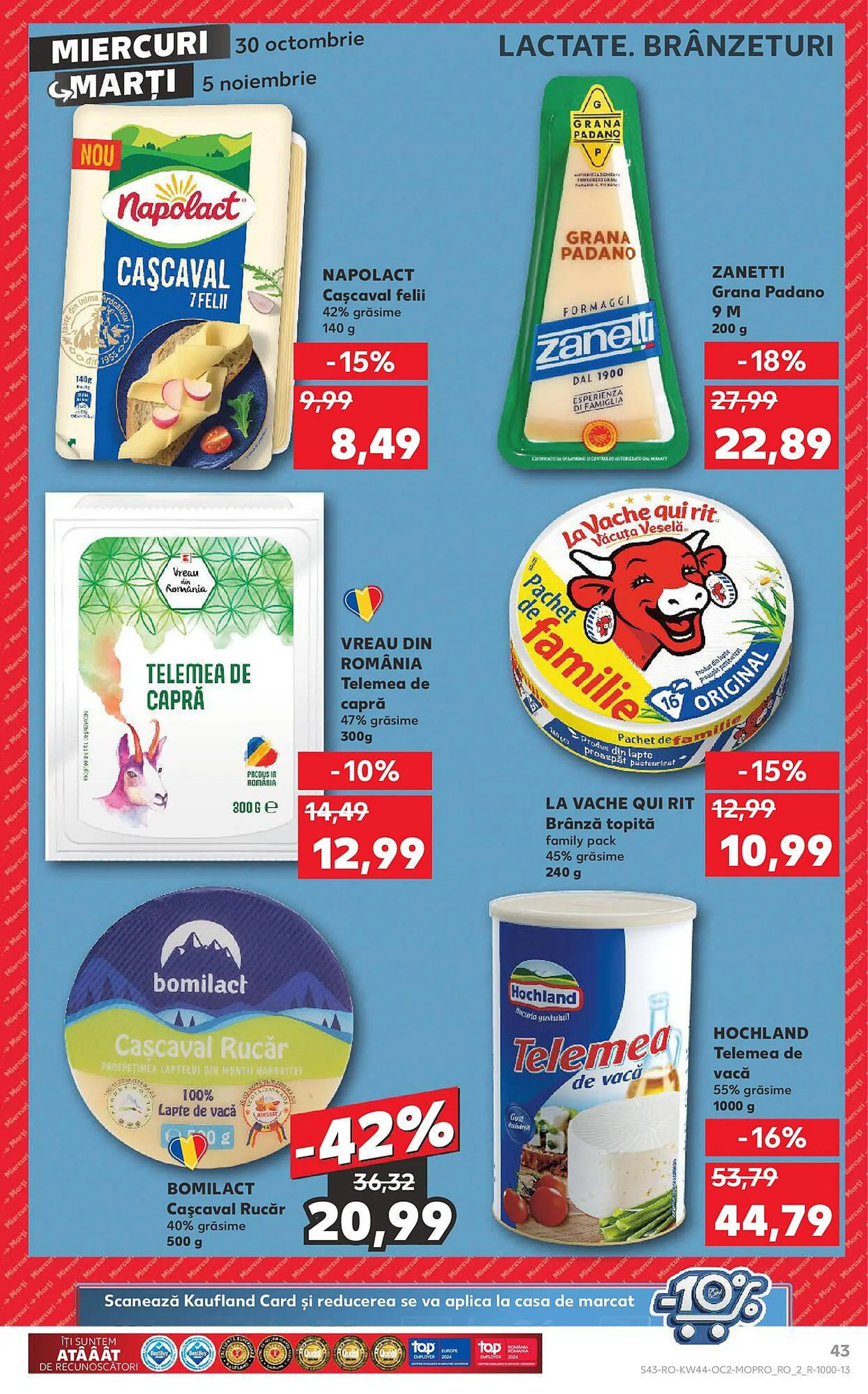 Catalog Catalog Kaufland de la 29 octombrie până la 3 noiembrie 2024 - Revista Pagina 43