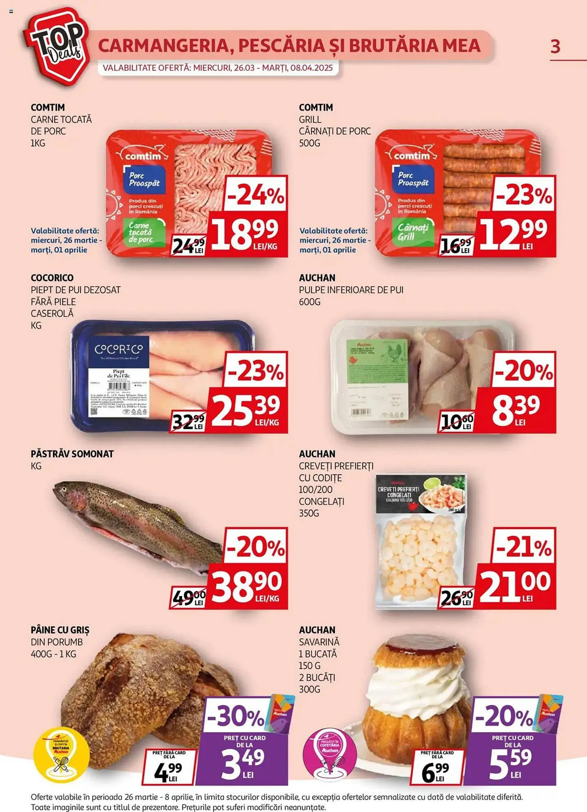 Catalog Catalog Auchan de la 26 martie până la 8 aprilie 2025 - Revista Pagina 3