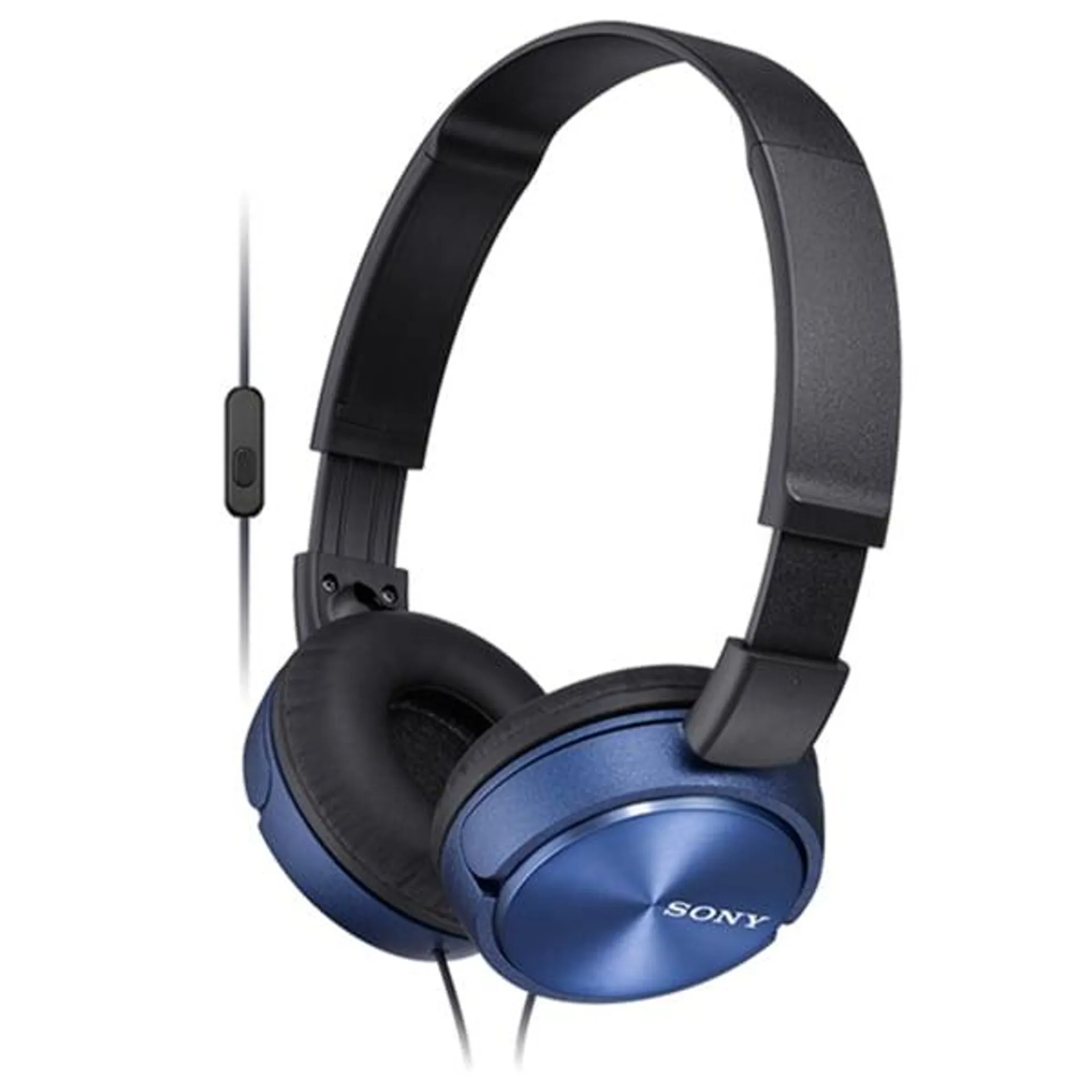 Casti SONY MDR-ZX310APL, Cu Fir, On-Ear, Microfon, albastru