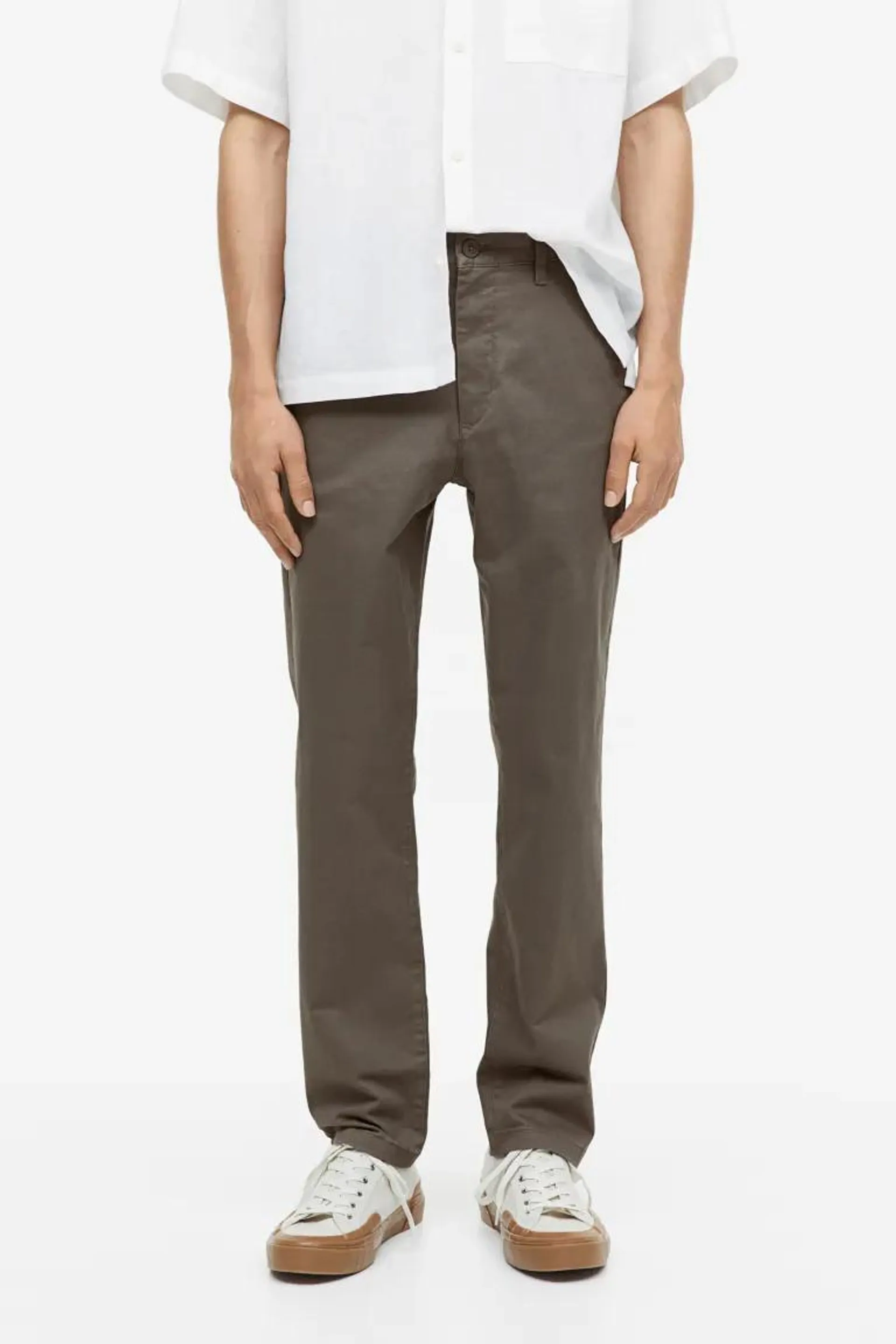 Pantaloni chino de bumbac Slim Fit