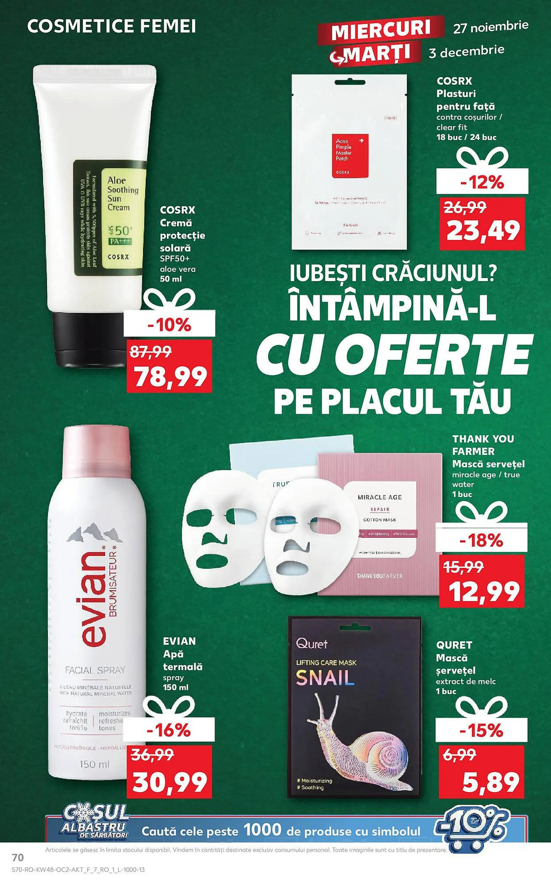 Catalog Catalog Kaufland de la 26 noiembrie până la 1 decembrie 2024 - Revista Pagina 70