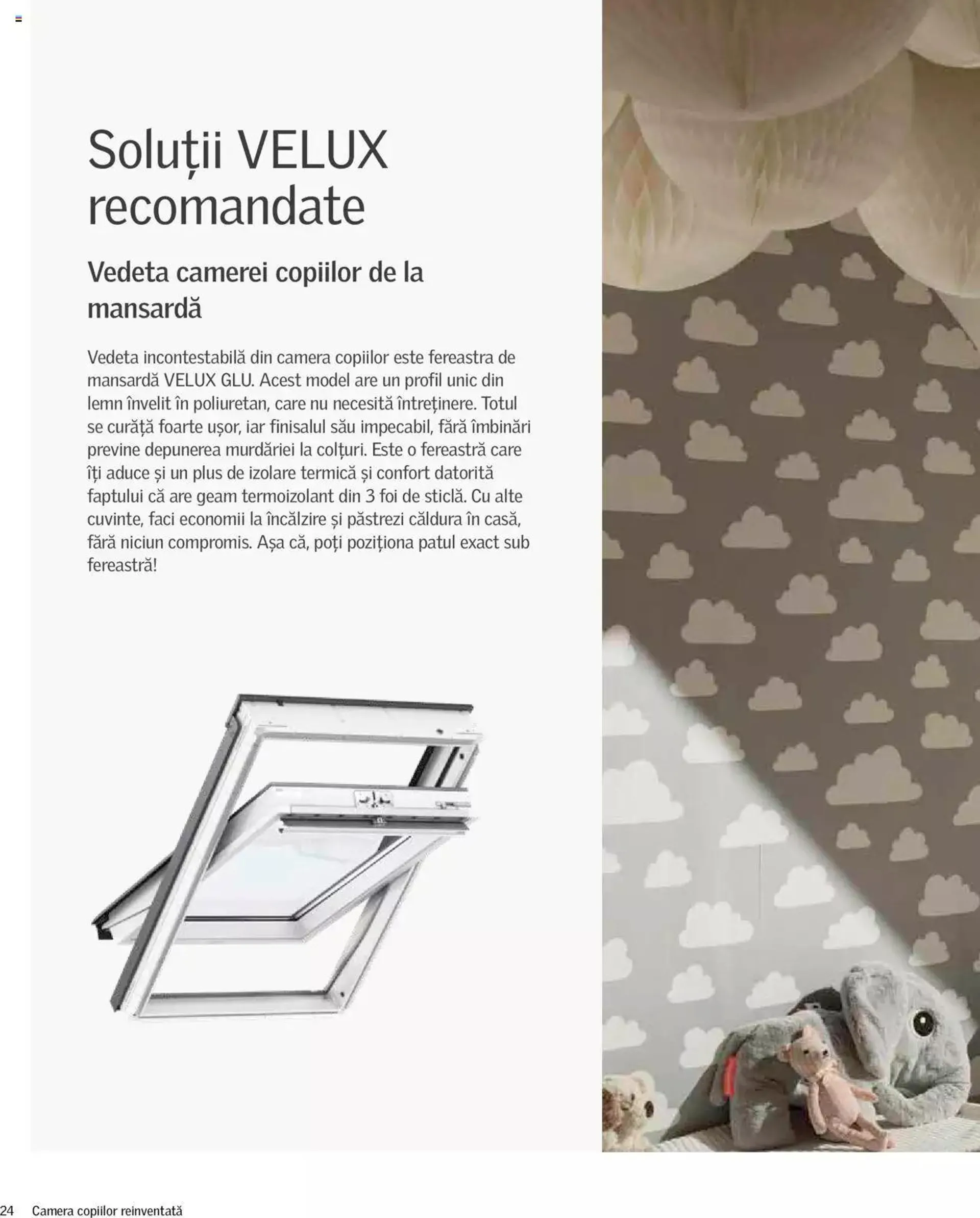 Catalog Velux catalog - Camera copiilor tăi reinventată de la 27 decembrie până la 31 decembrie 2024 - Revista Pagina 24