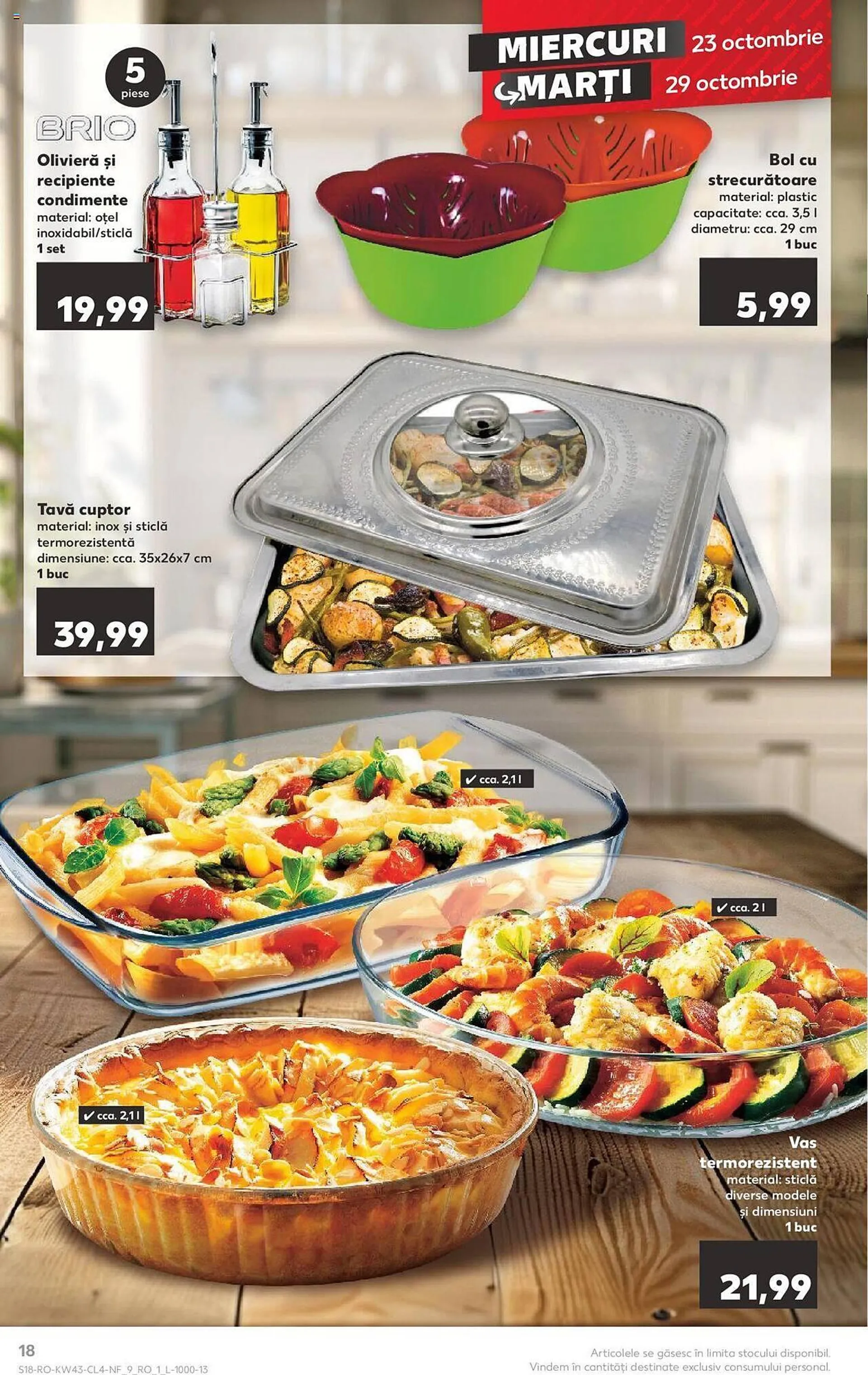 Catalog Catalog Kaufland de la 23 octombrie până la 29 octombrie 2024 - Revista Pagina 18