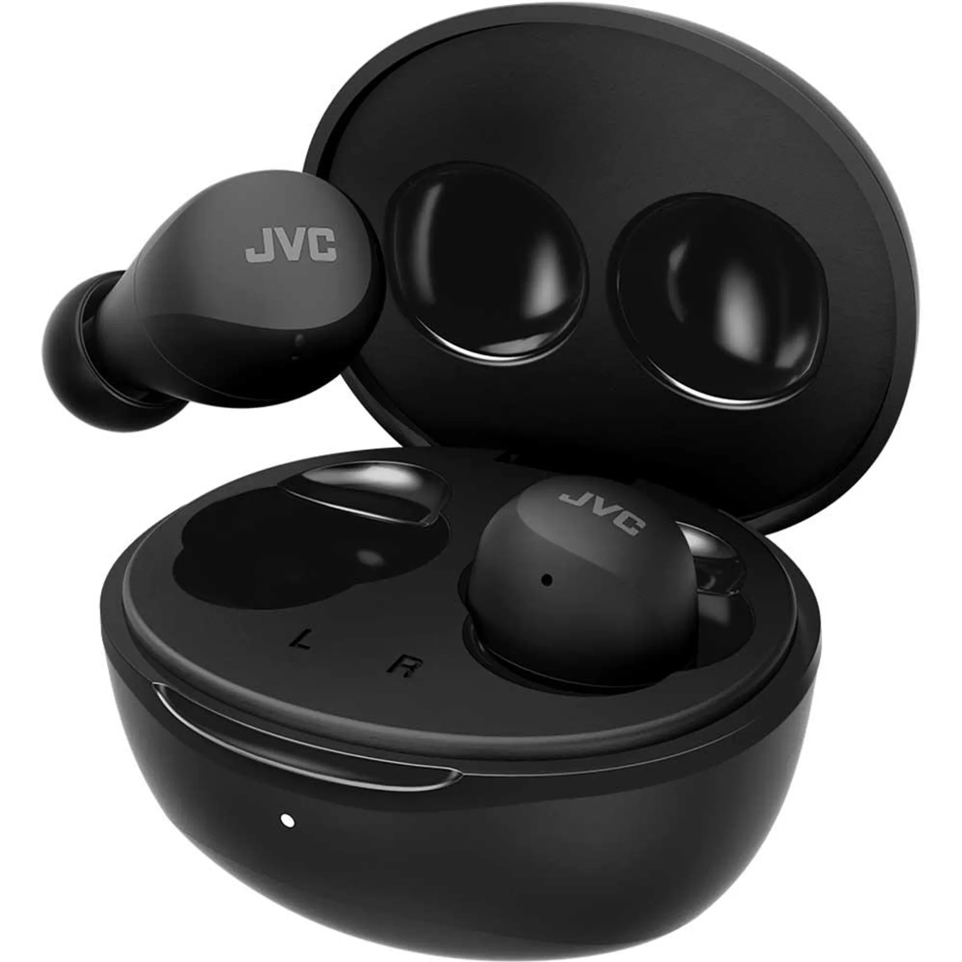 Casti JVC HA-A6T-B-U, True Wireless, Bluetooth, In-Ear, Microfon, negru