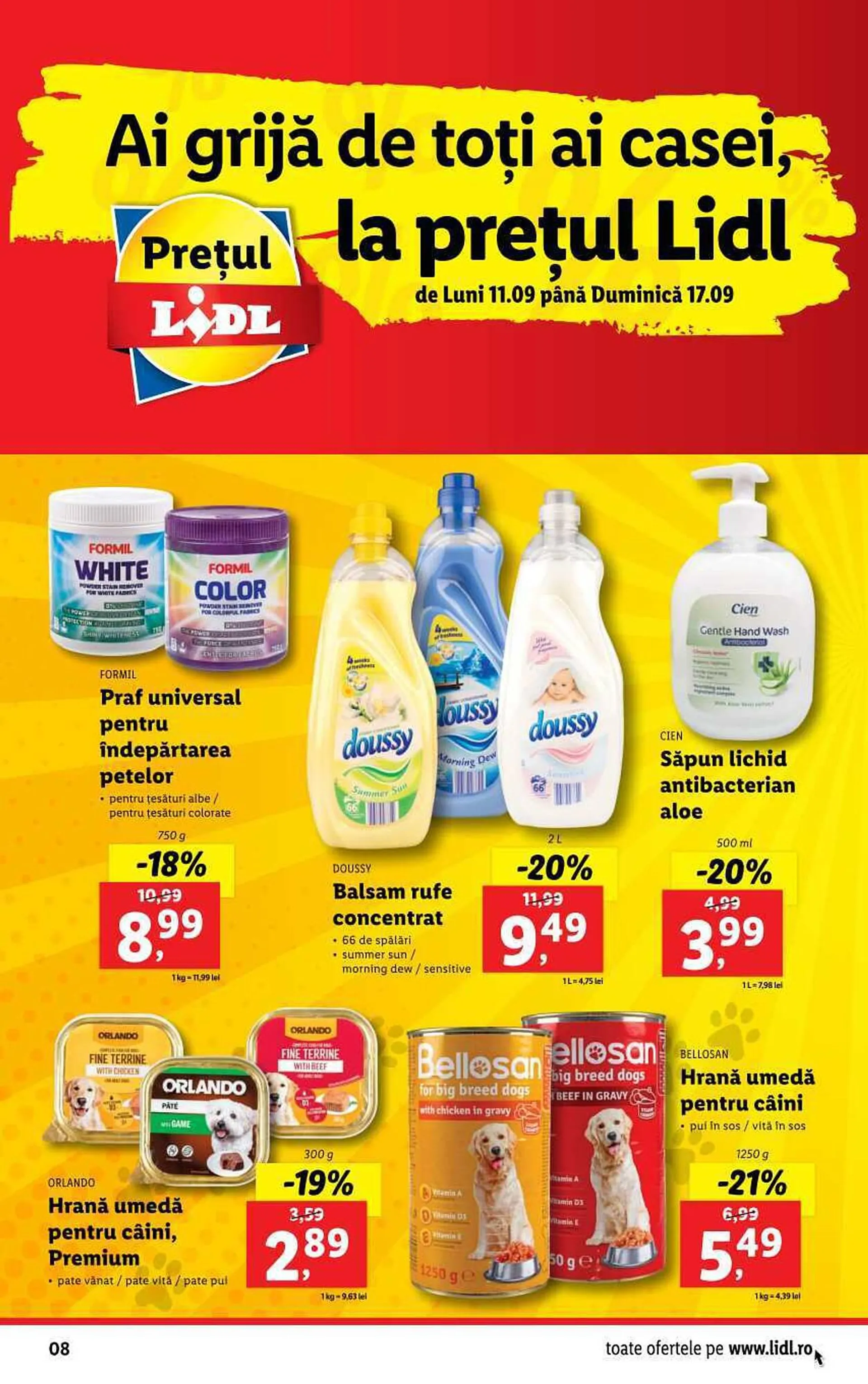 Catalog Lidl catalog de la 11 septembrie până la 17 septembrie 2023 - Revista Pagina 8