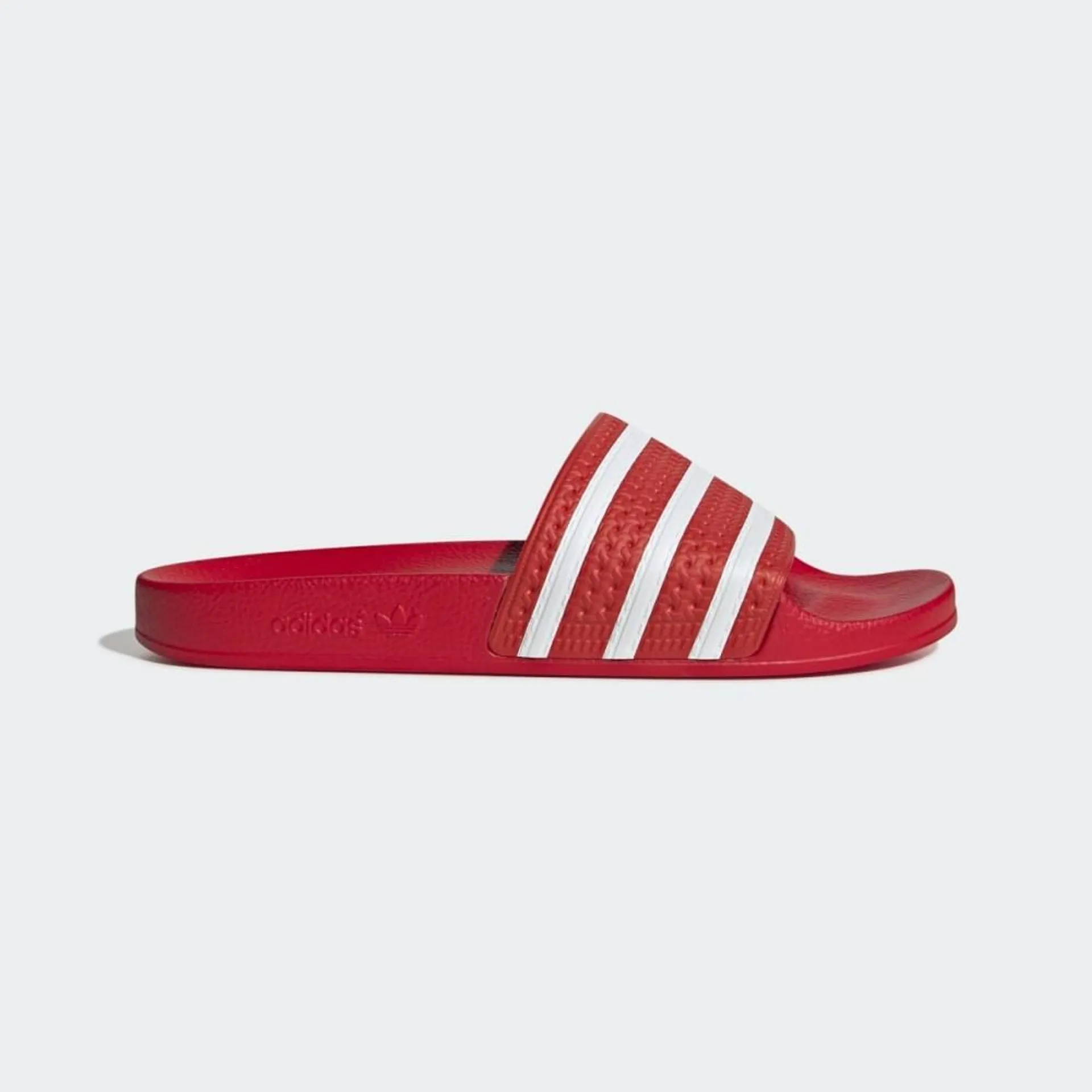 Adidasi Originals Barbati Adidas Adilette Slides Rosii/Albi/Rosii