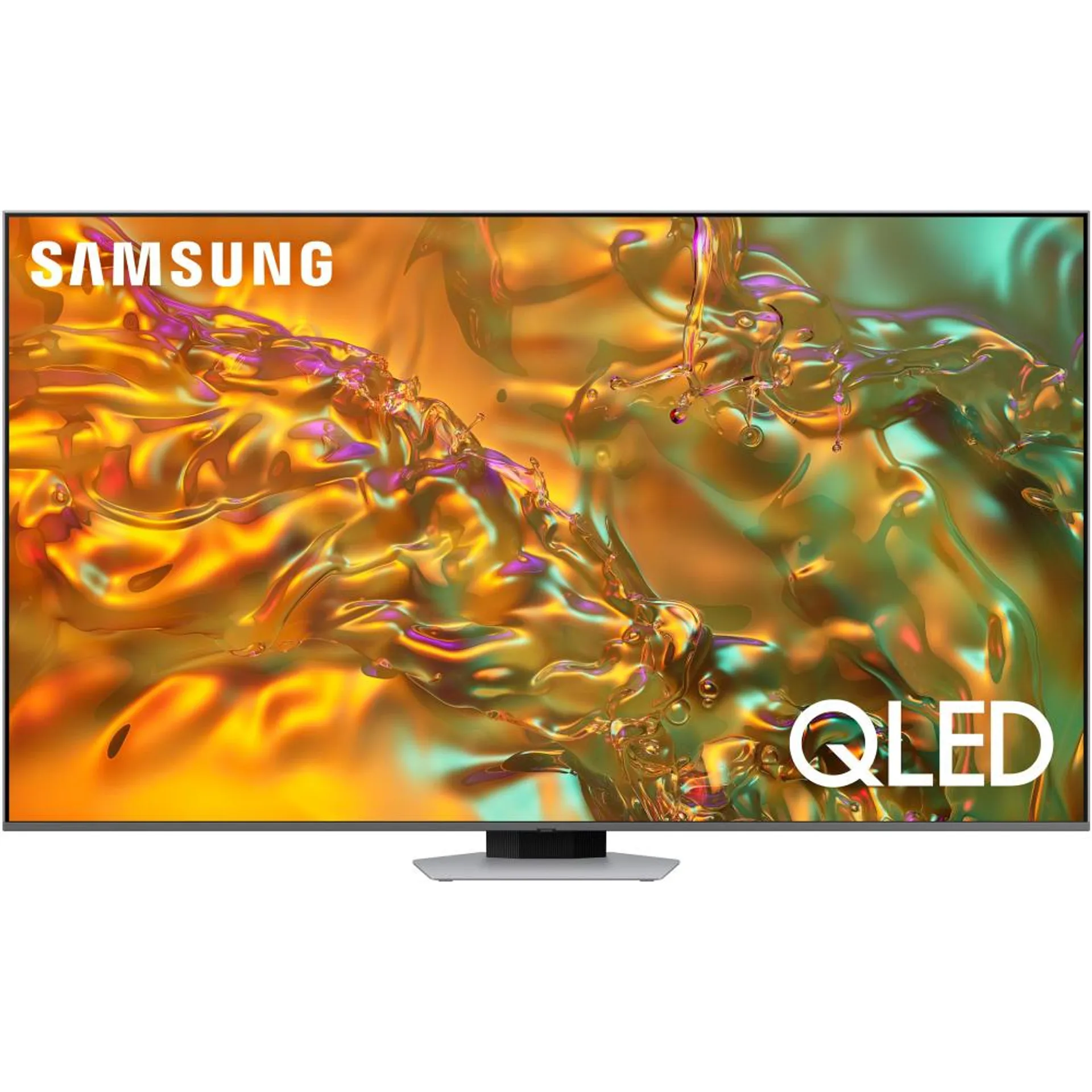 Televizor Smart QLED Samsung 55Q80D, 138 cm, Ultra HD 4K, Argintiu