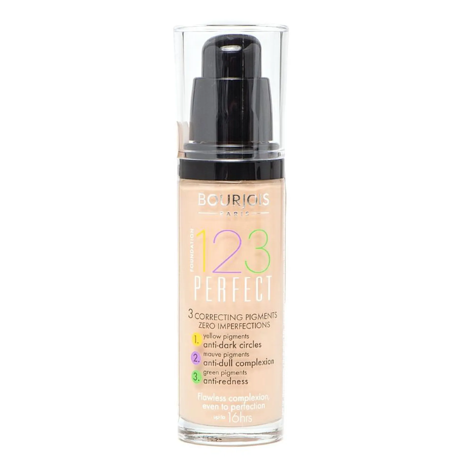 Fond de ten Bourjois 123 Perfect 51 Light Vanilla SPF 10, 30 ml