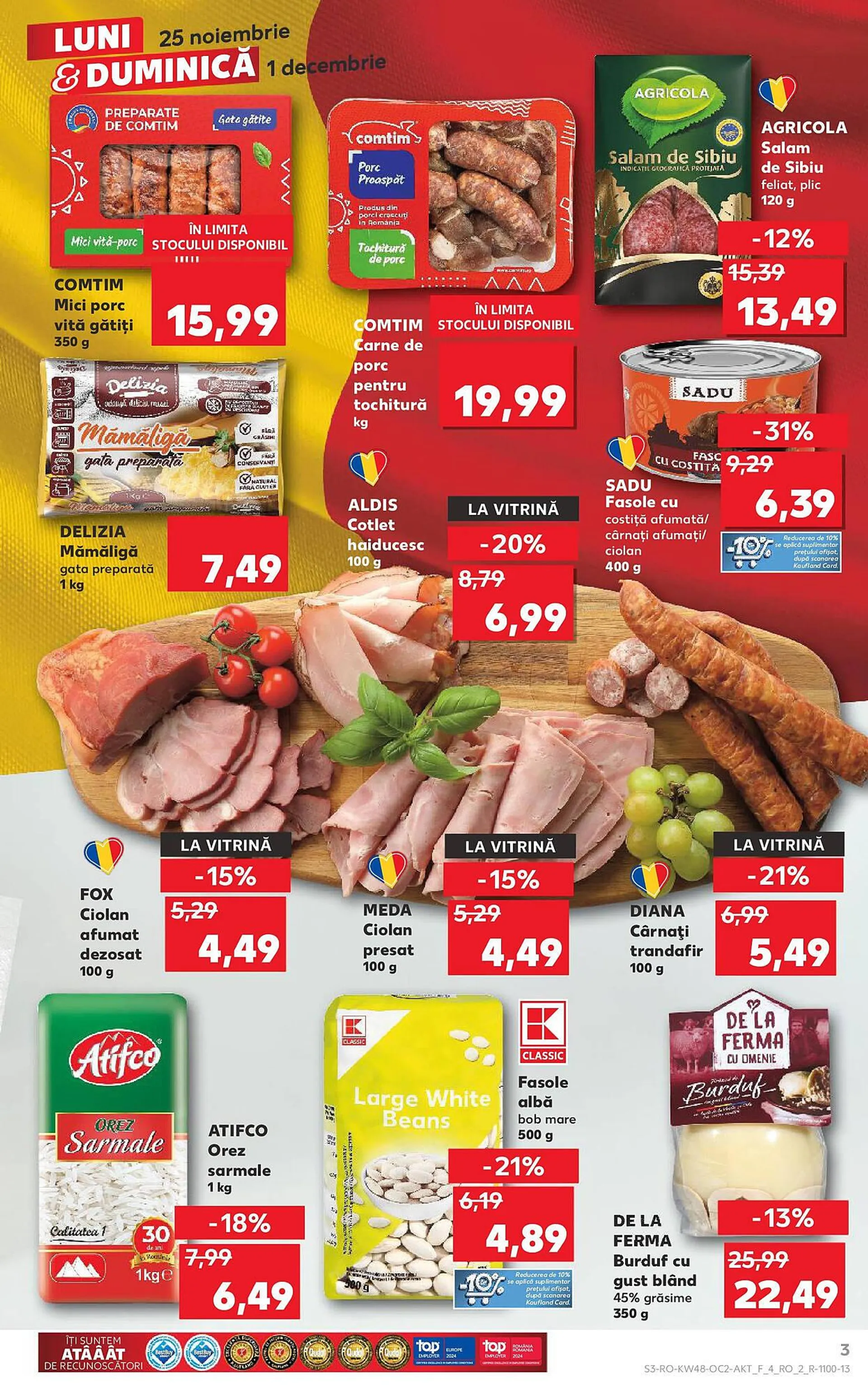 Catalog Catalog Kaufland de la 26 noiembrie până la 1 decembrie 2024 - Revista Pagina 3