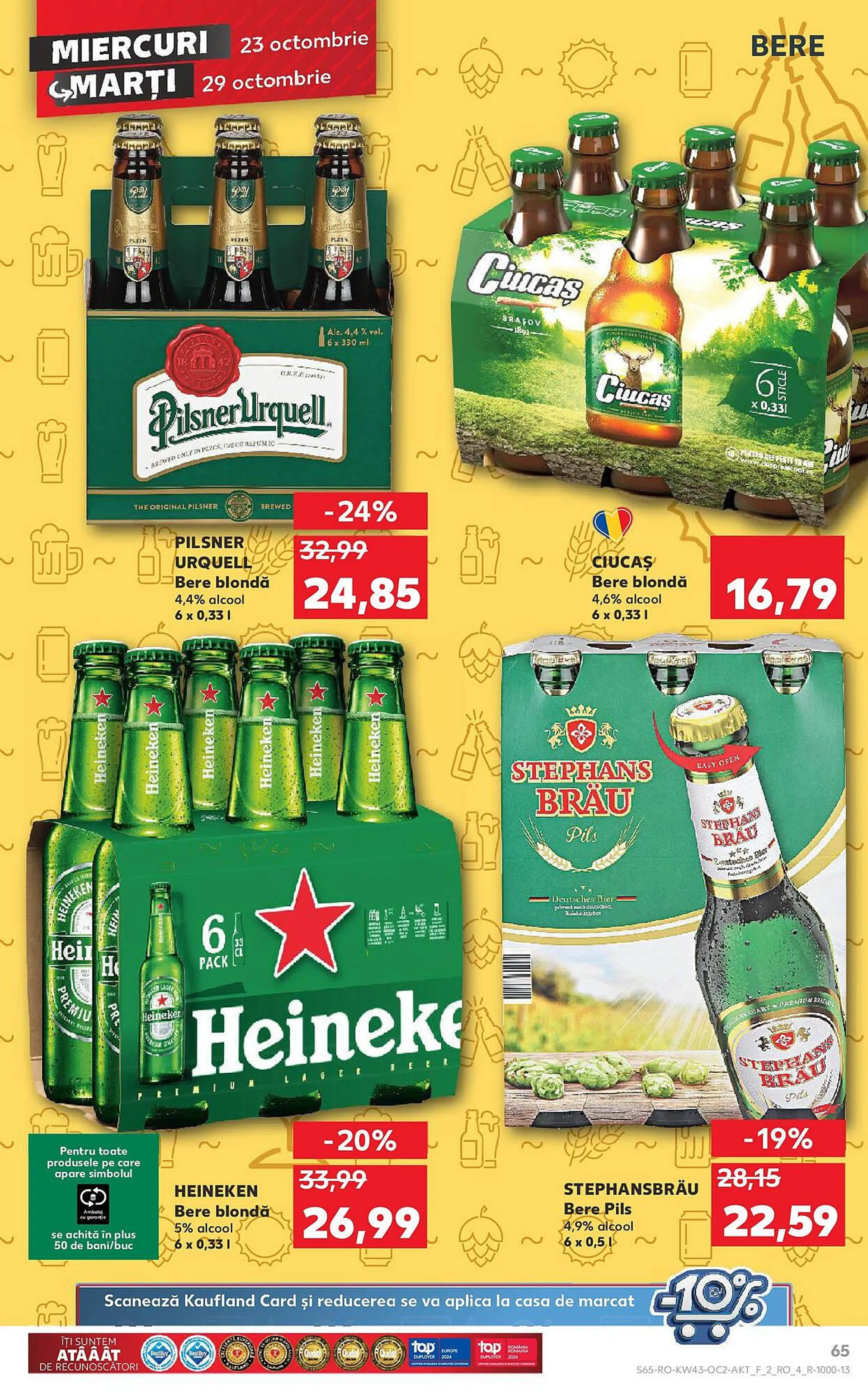 Catalog Catalog Kaufland de la 23 octombrie până la 29 octombrie 2024 - Revista Pagina 65