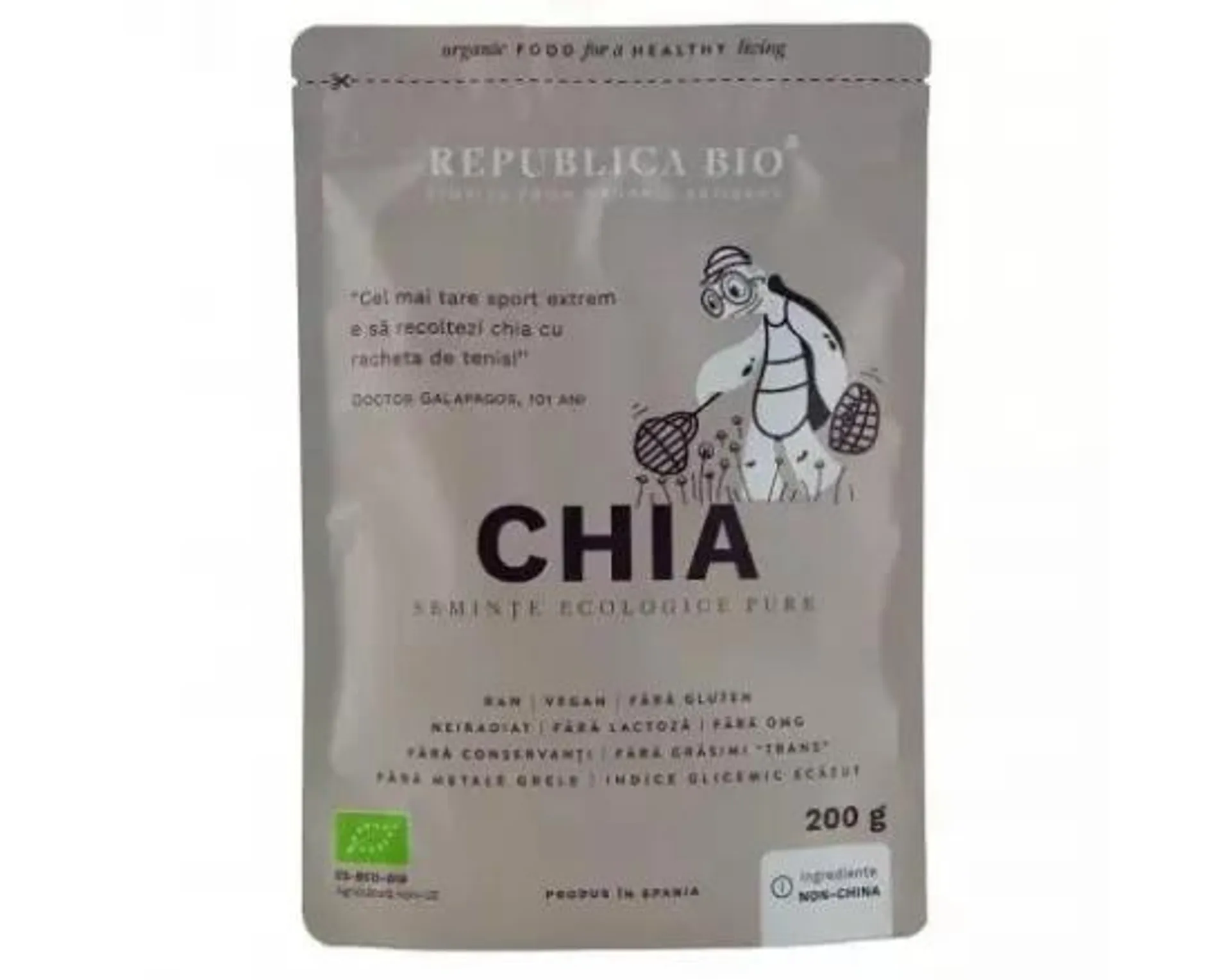 Chia seminte ecologice pure, 200g