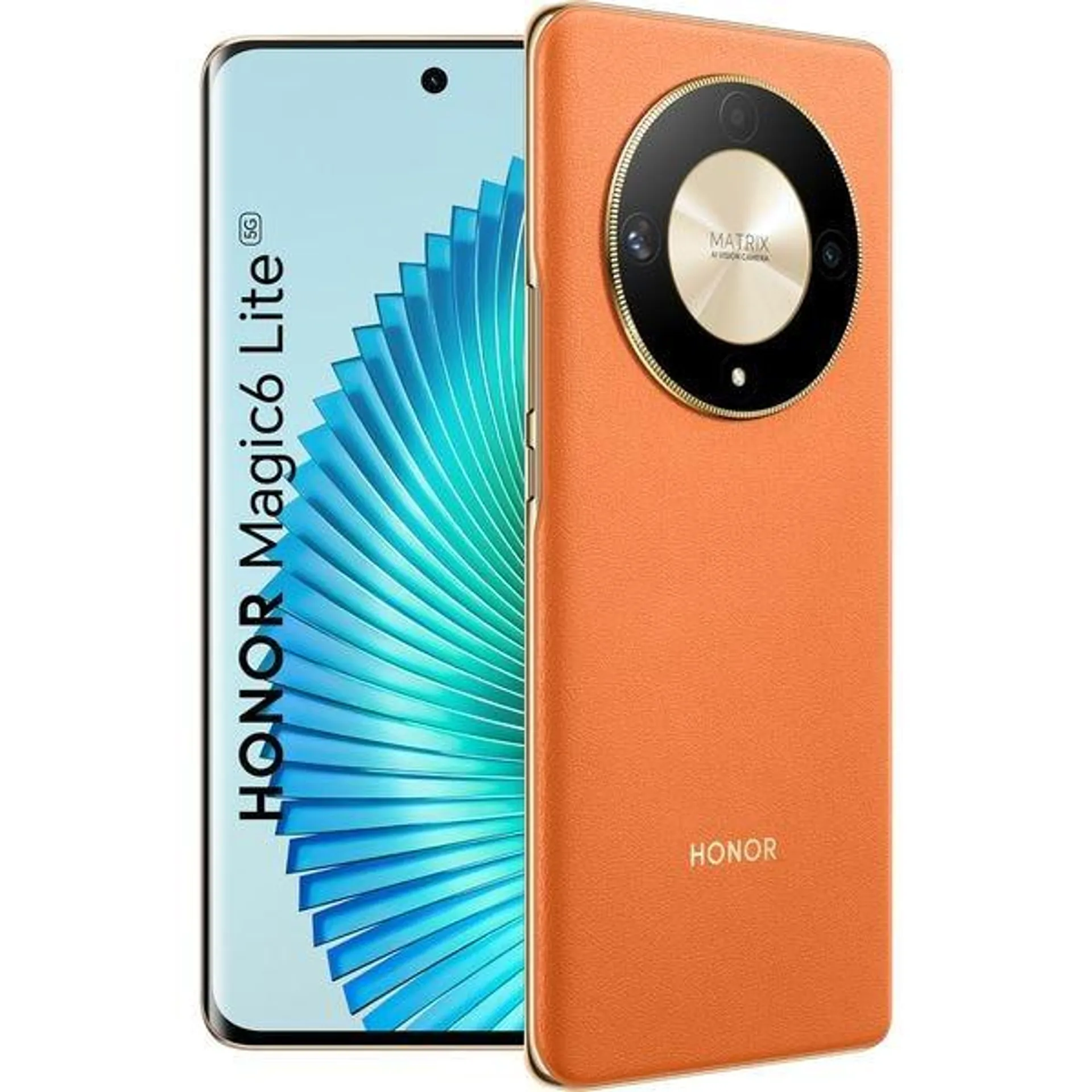 Telefon HONOR Magic6 Lite 5G, 256GB, 8GB RAM, Dual SIM, Sunrise Orange