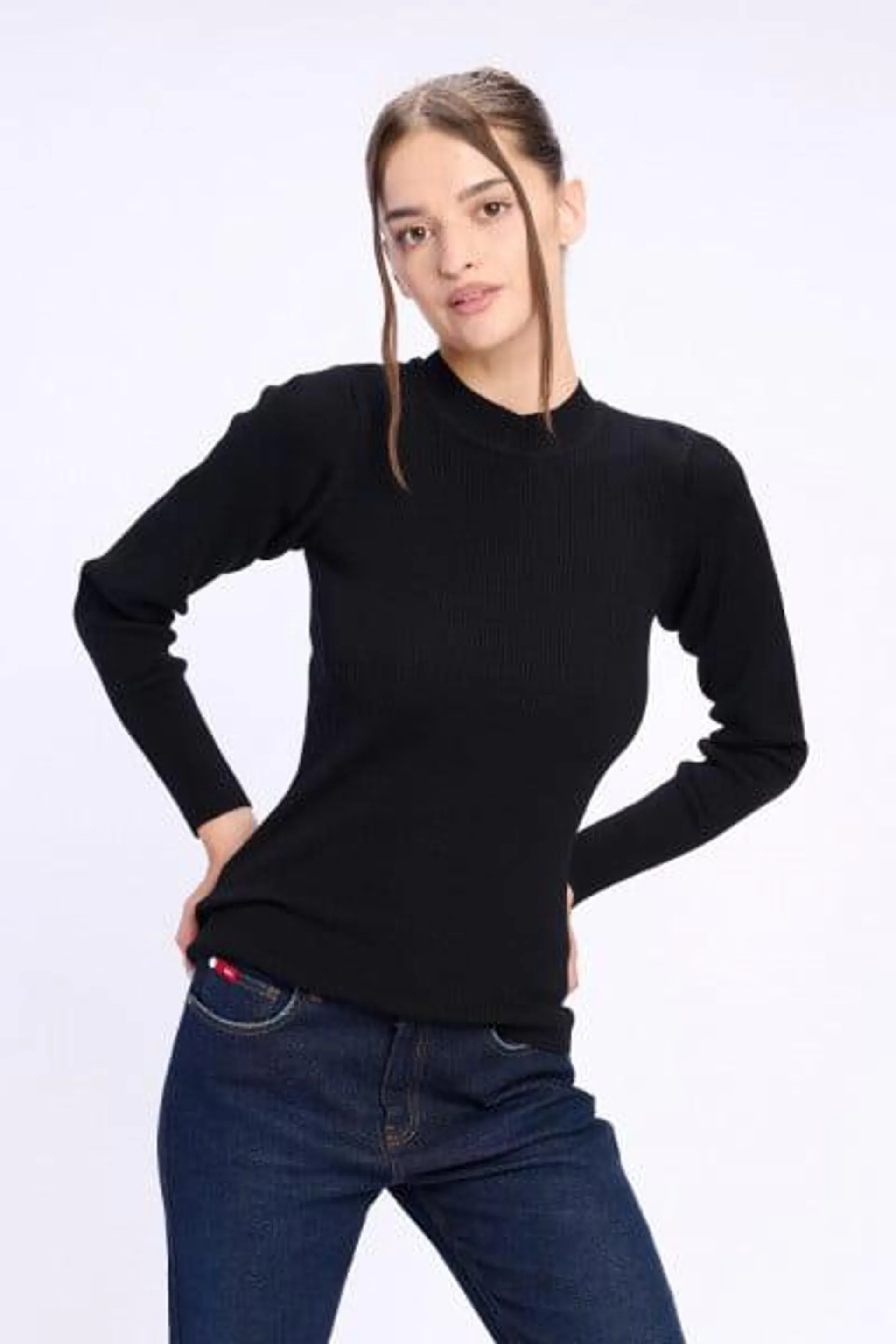 Lee Cooper - Bluza dama din material elastic de culoare uni