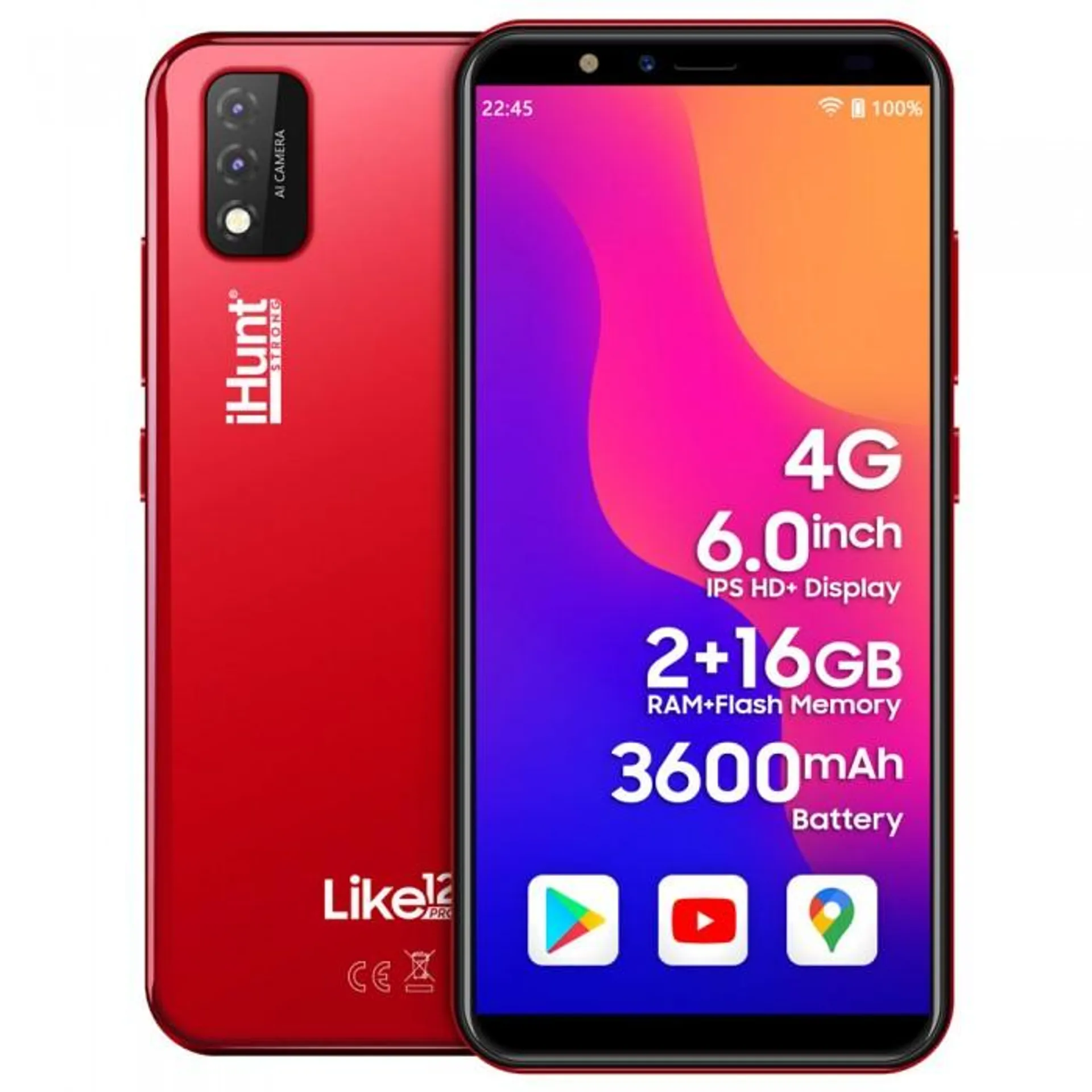 Resigilat iHunt Like 12 PRO 4G Red