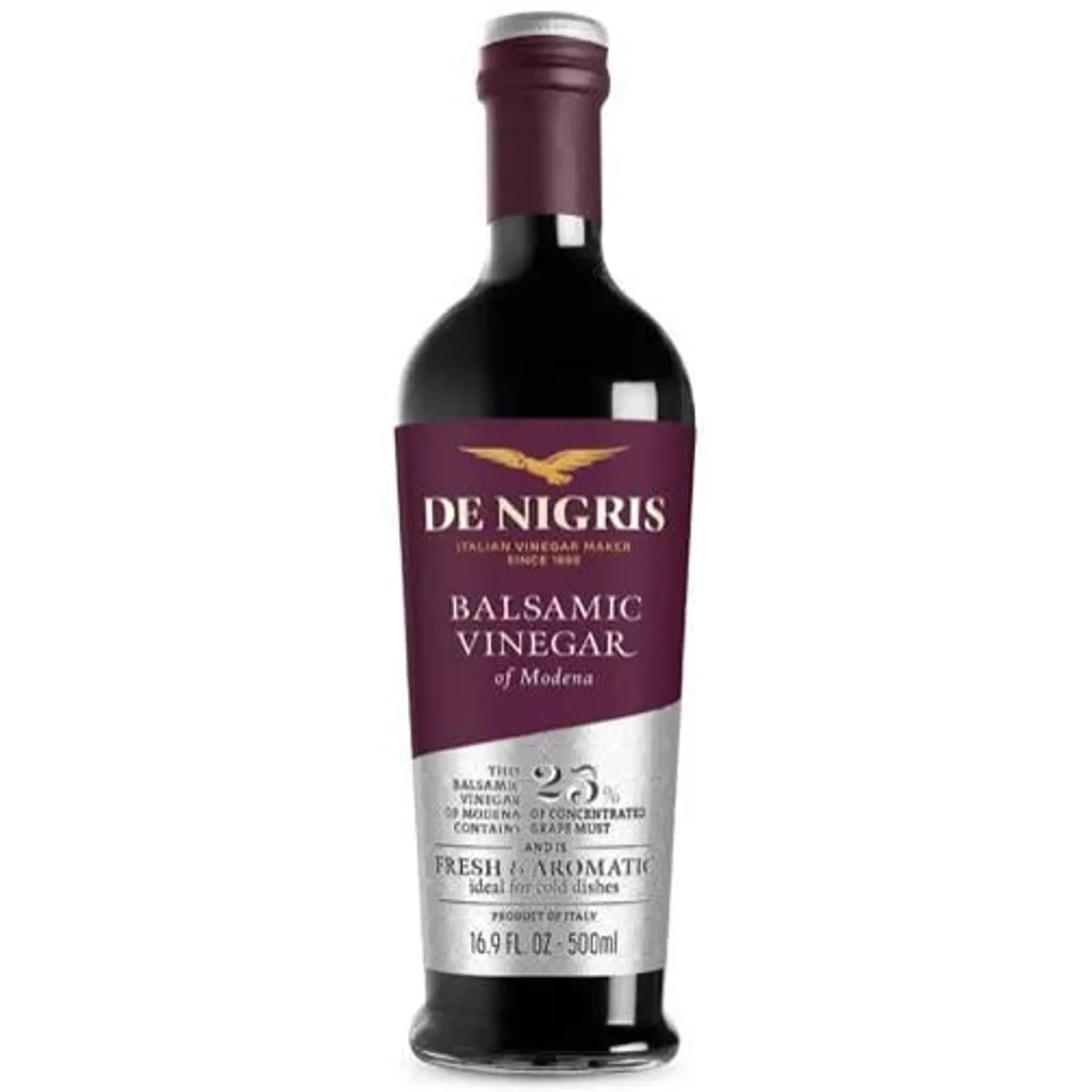 Otet balsamic De Nigris de Modena 25% must, 500ml