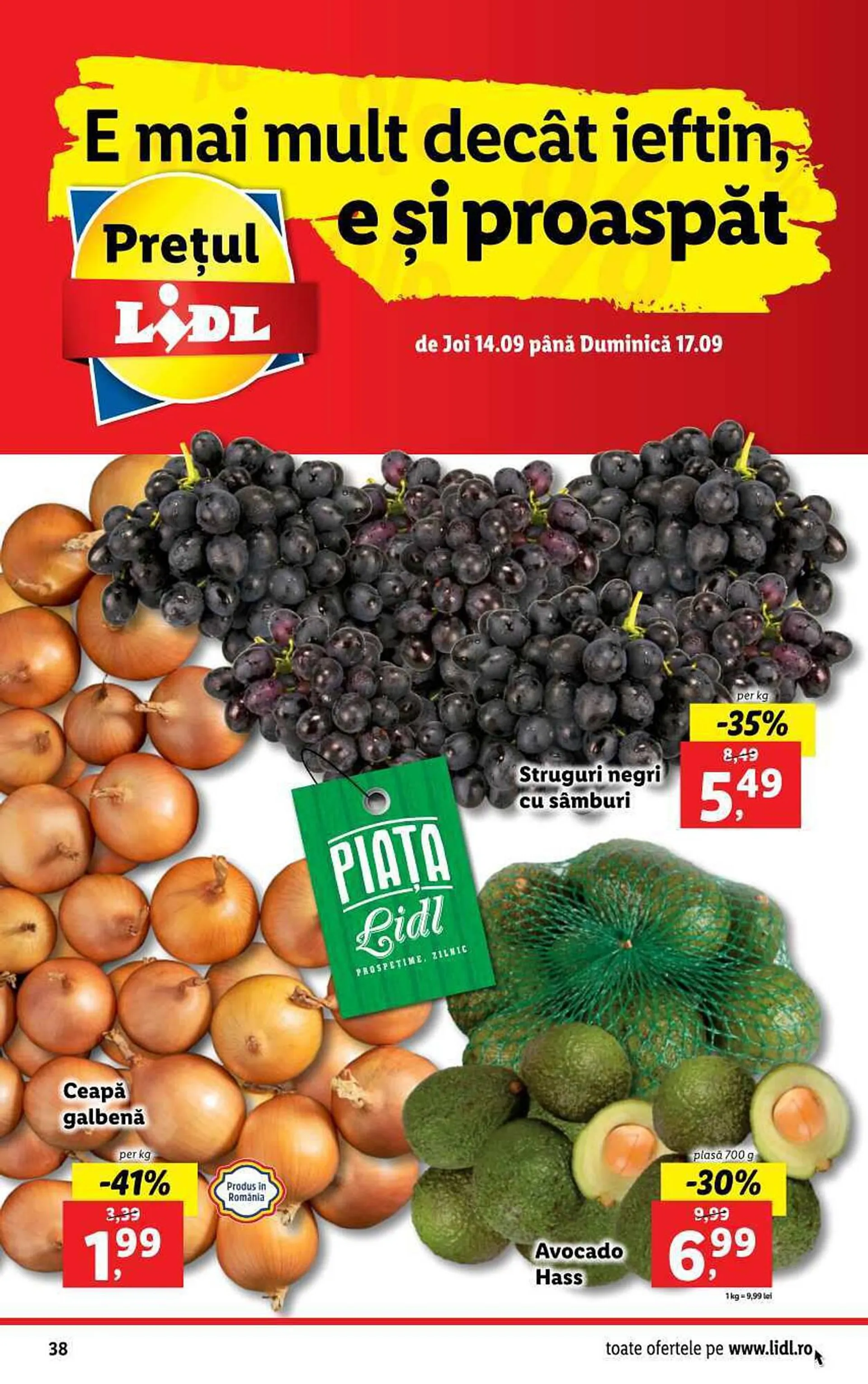 Catalog Lidl catalog de la 11 septembrie până la 17 septembrie 2023 - Revista Pagina 38