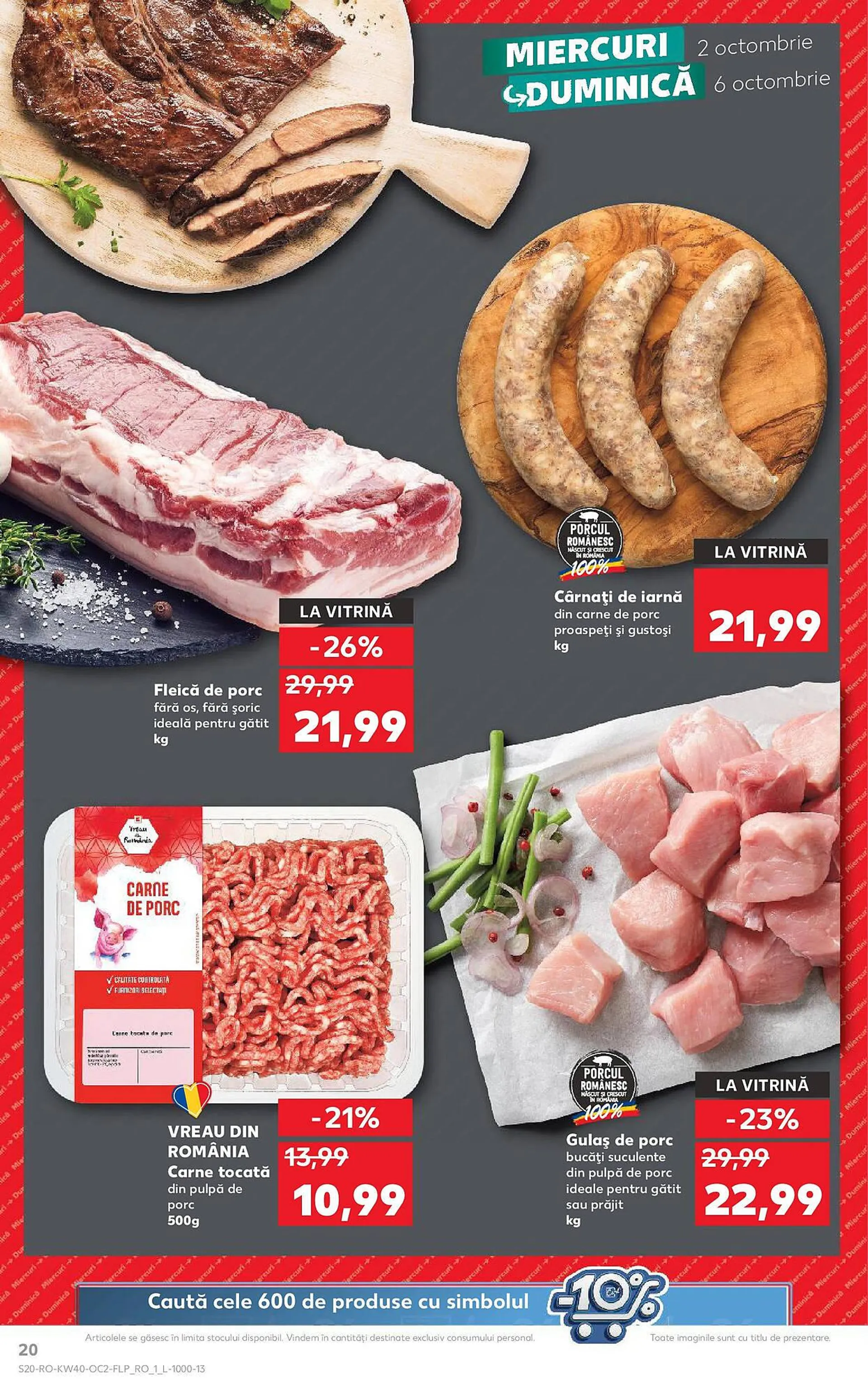 Catalog Catalog Kaufland de la 2 octombrie până la 8 octombrie 2024 - Revista Pagina 20