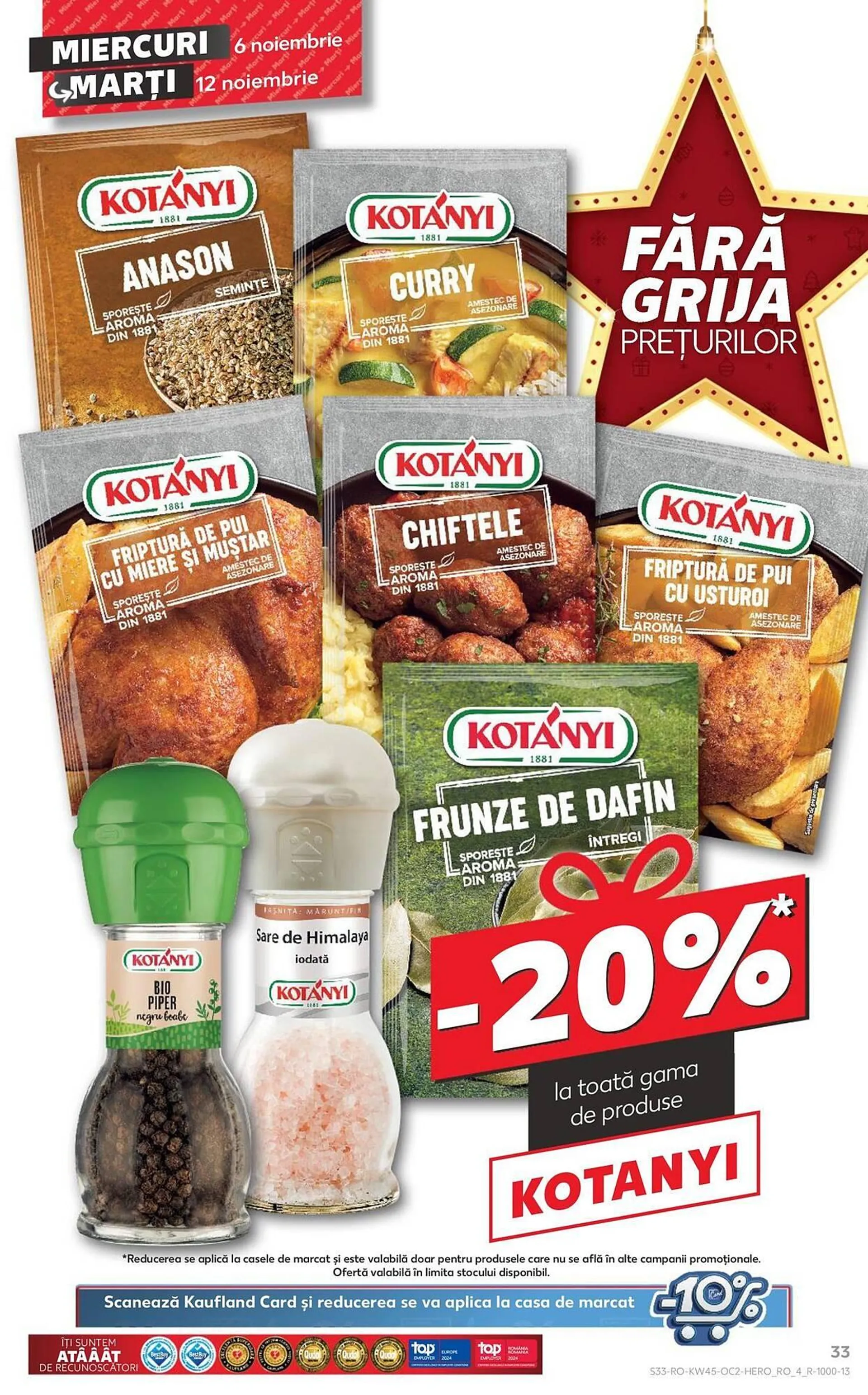 Catalog Catalog Kaufland de la 6 noiembrie până la 12 noiembrie 2024 - Revista Pagina 33