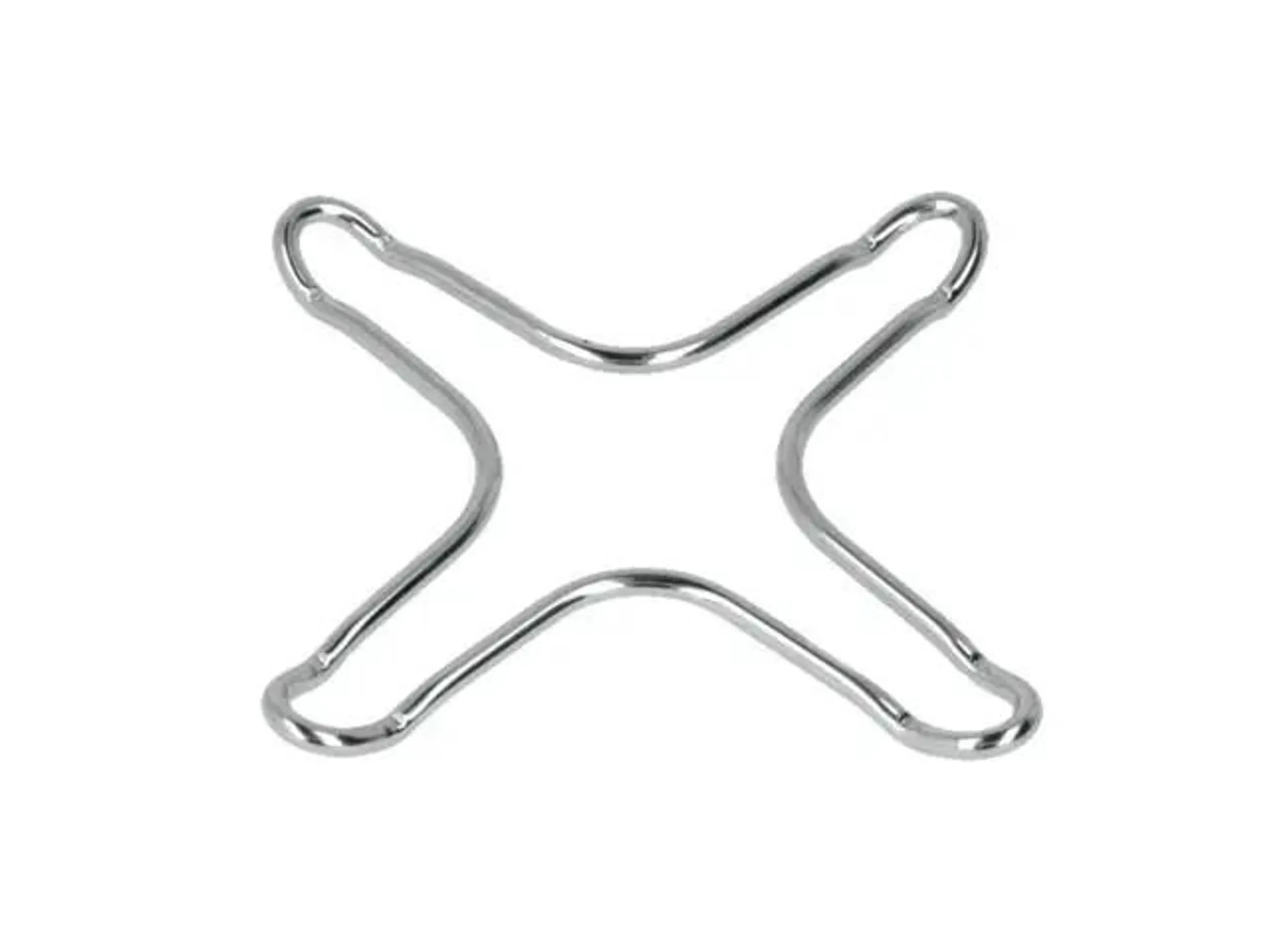 Gratar cromat pentru ochi de aragaz Metaltex, 13 cm, Argintiu