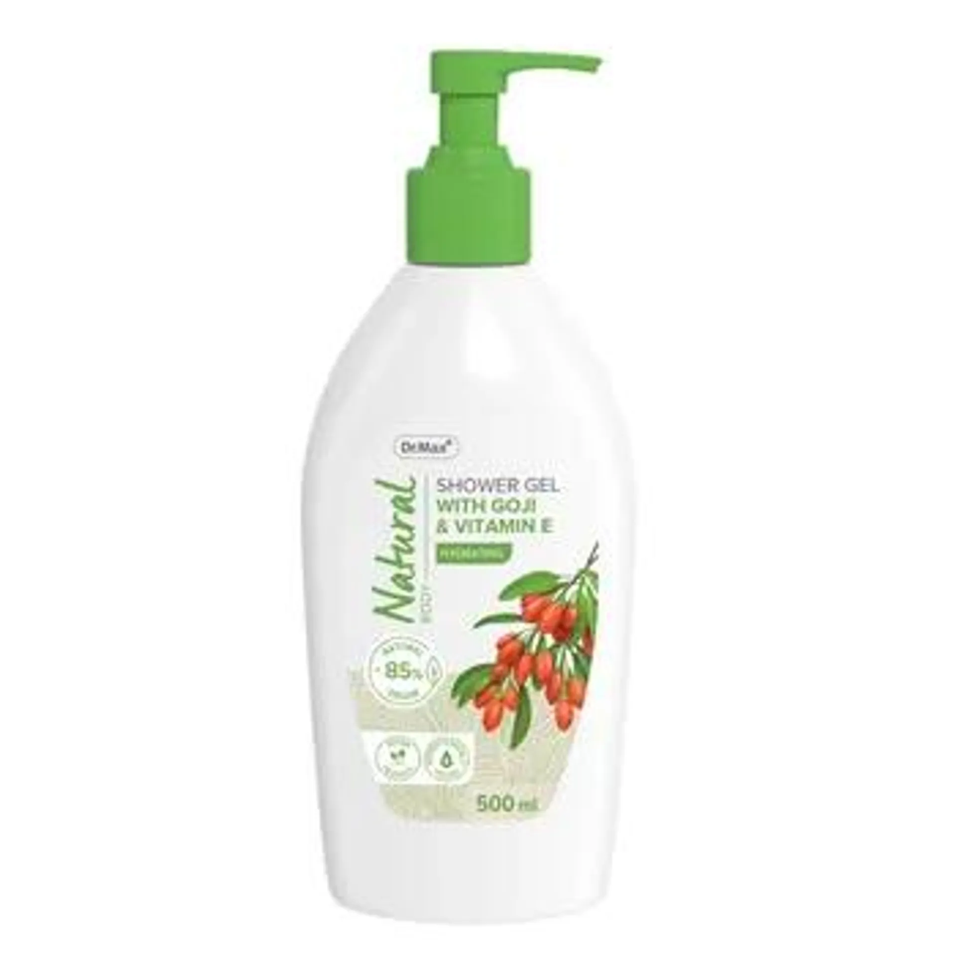 Dr. Max Natural Gel de dus cu Goji si Vitamina E, 500ml