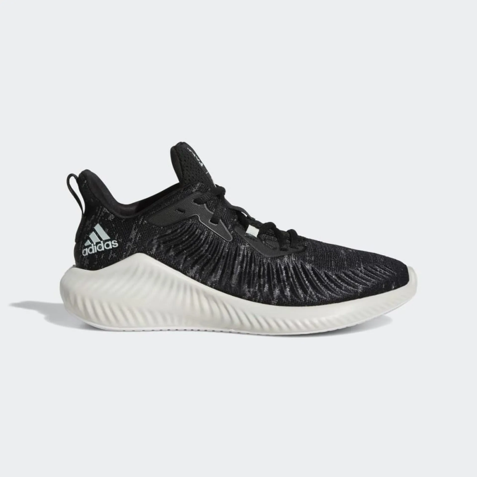 Adidasi Alergare Dama Adidas Alphabounce+ Run Parley Negrii/Verzi/Albi