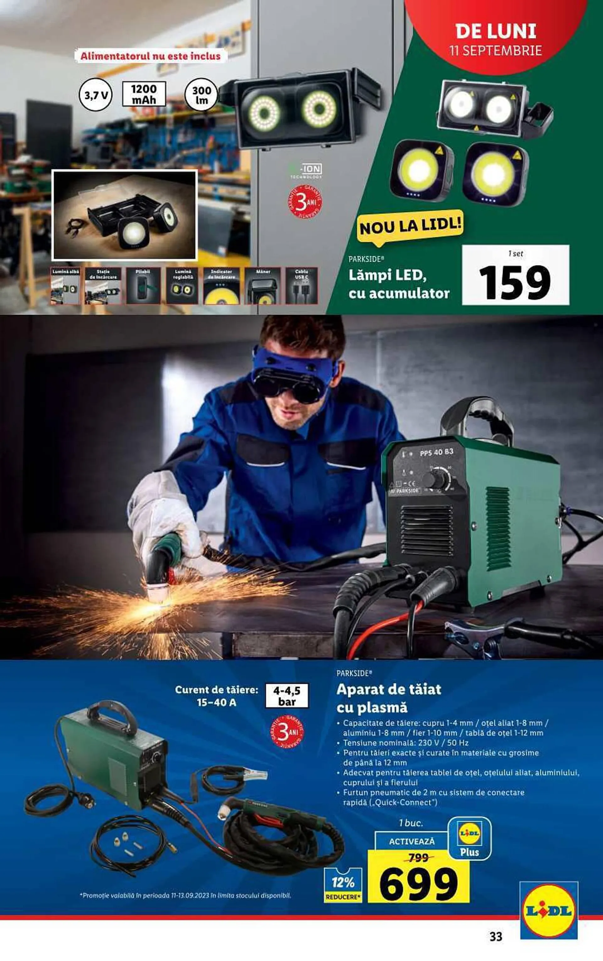 Catalog Lidl catalog de la 11 septembrie până la 17 septembrie 2023 - Revista Pagina 33