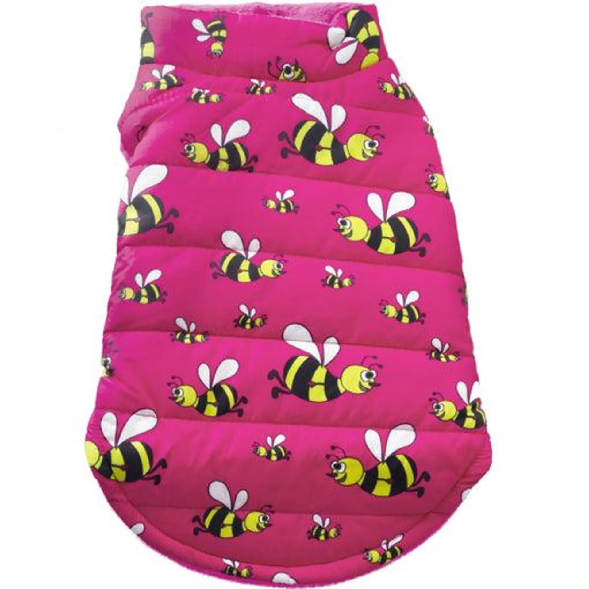 Haina cu doua fete pentru caini Enjoy Bumble-Bee Pink XL