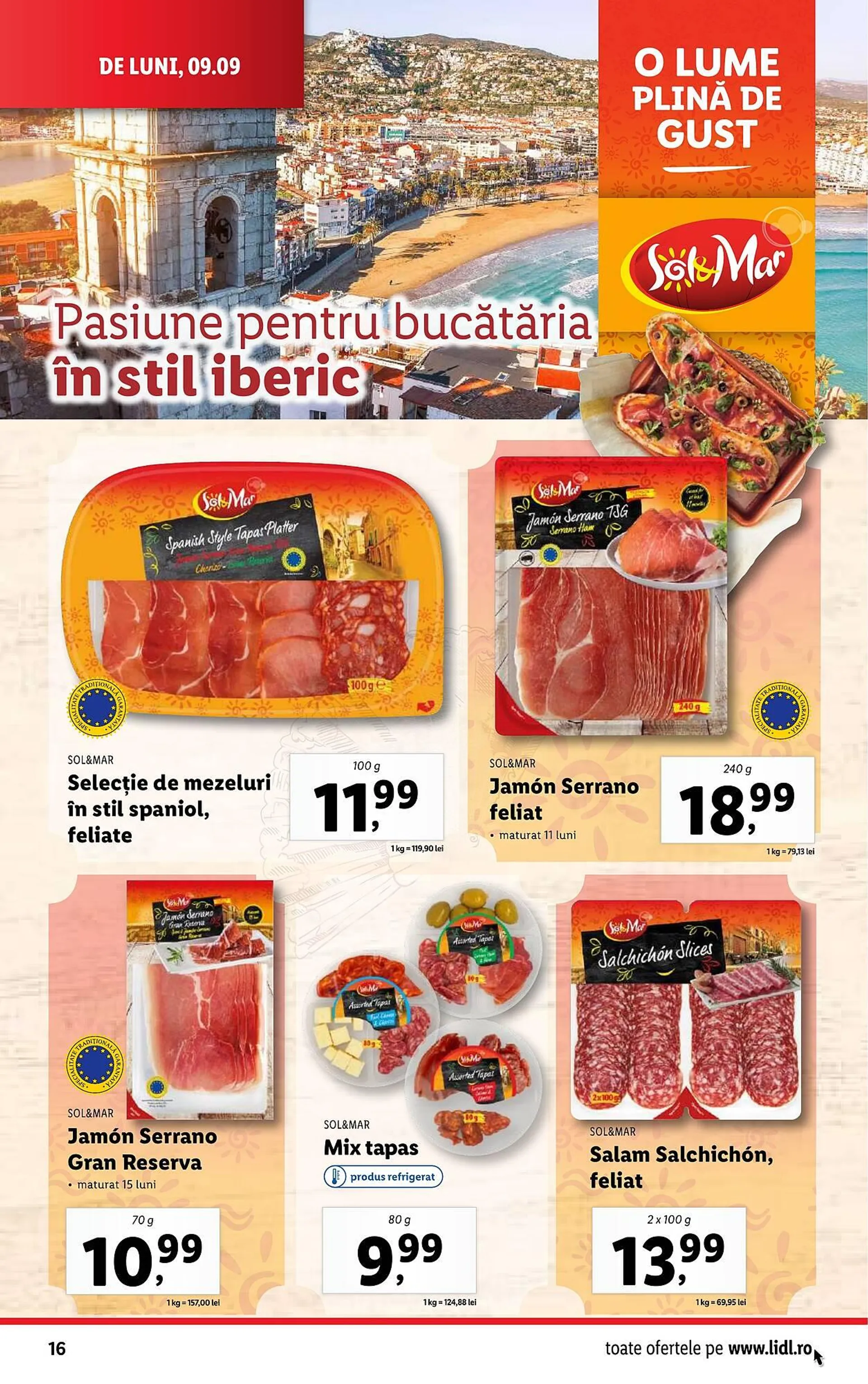 Catalog Catalog Lidl de la 9 septembrie până la 15 septembrie 2024 - Revista Pagina 16