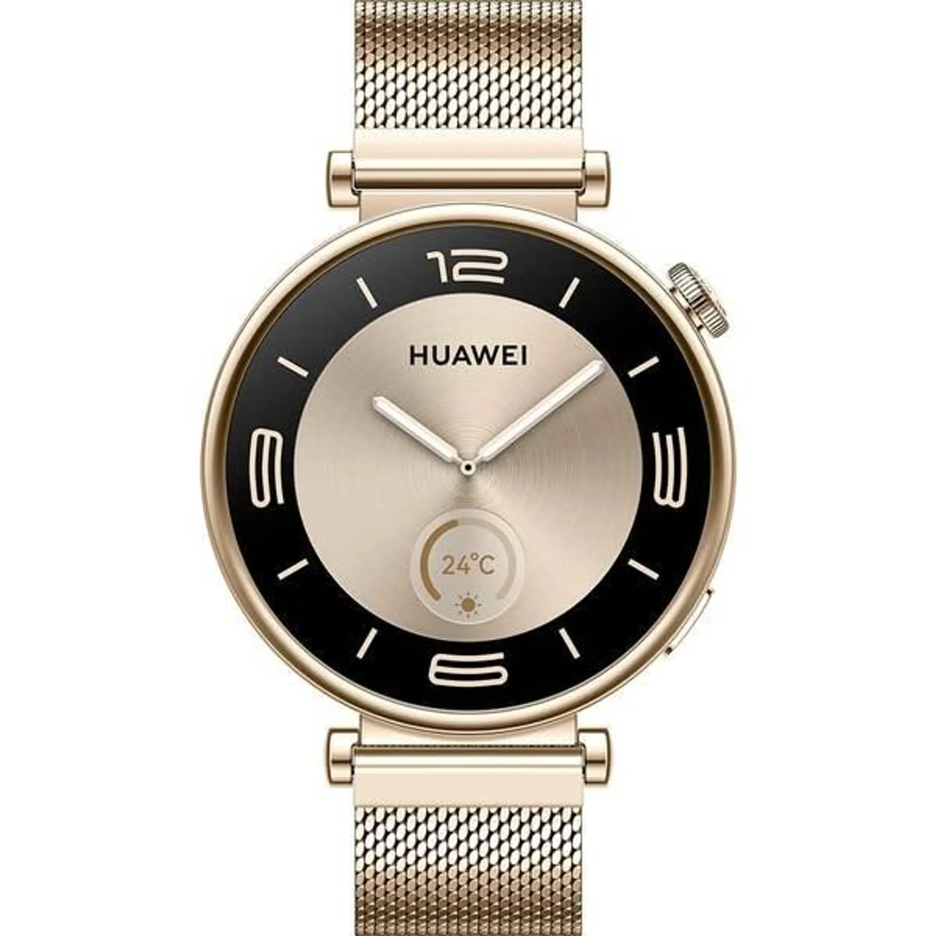 Smartwatch HUAWEI Watch GT4 41mm, GPS, Android/iOS, Gold Milanese Strap