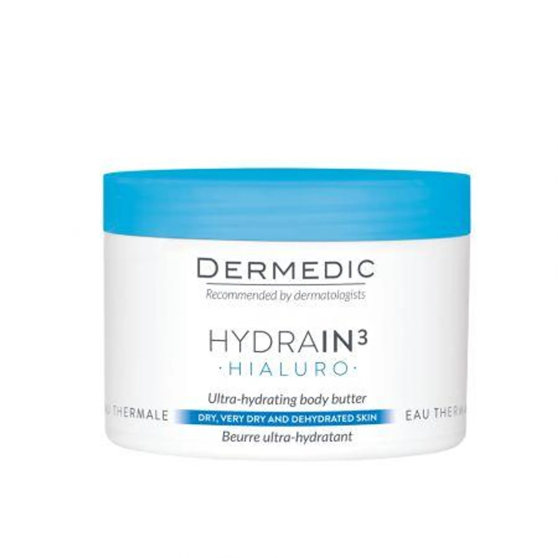 Unt de corp ultra-hidratant Hydrain3, 225 ml, Dermedic