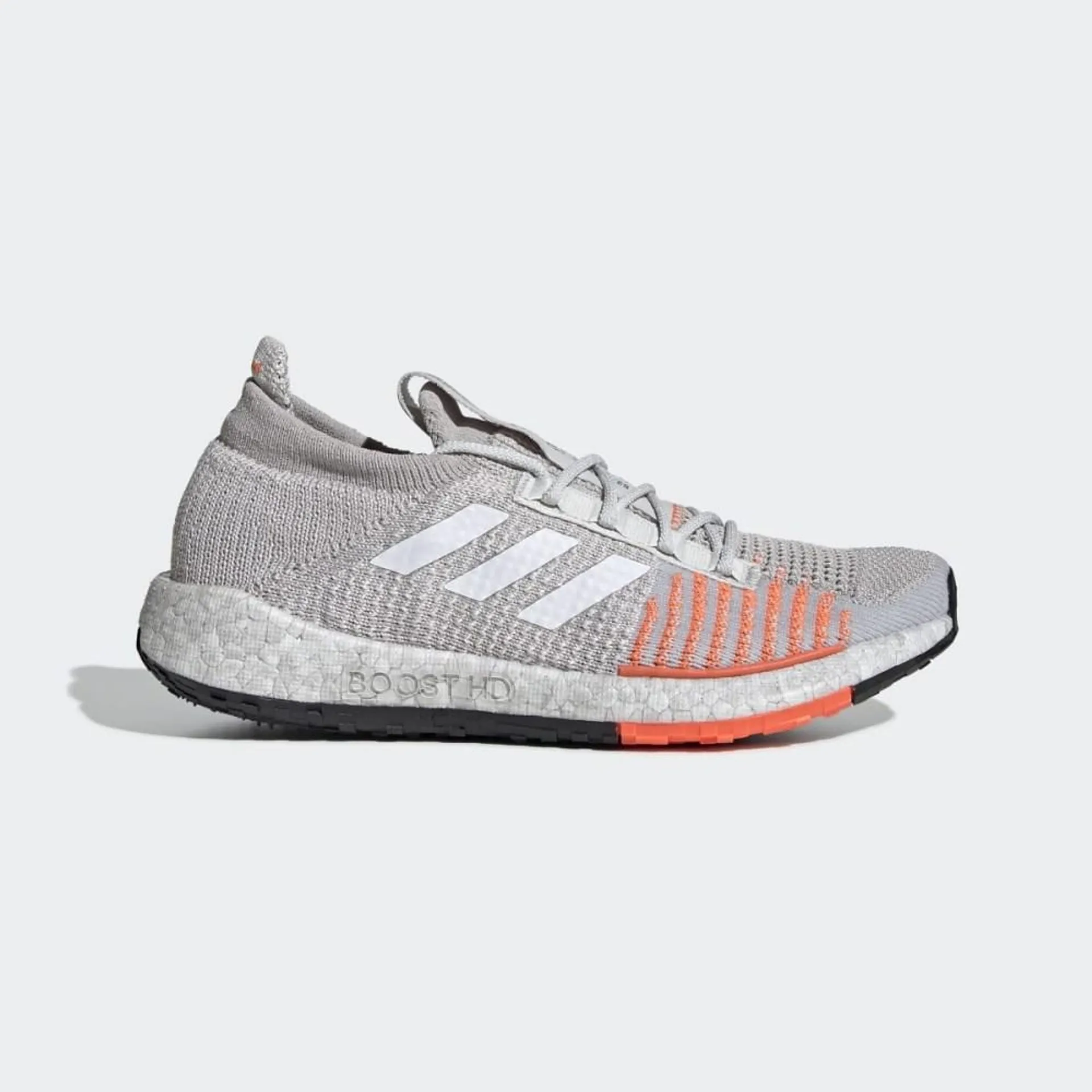 Adidasi Alergare Dama Adidas Pulseboost HD Gri/Albi/Corai