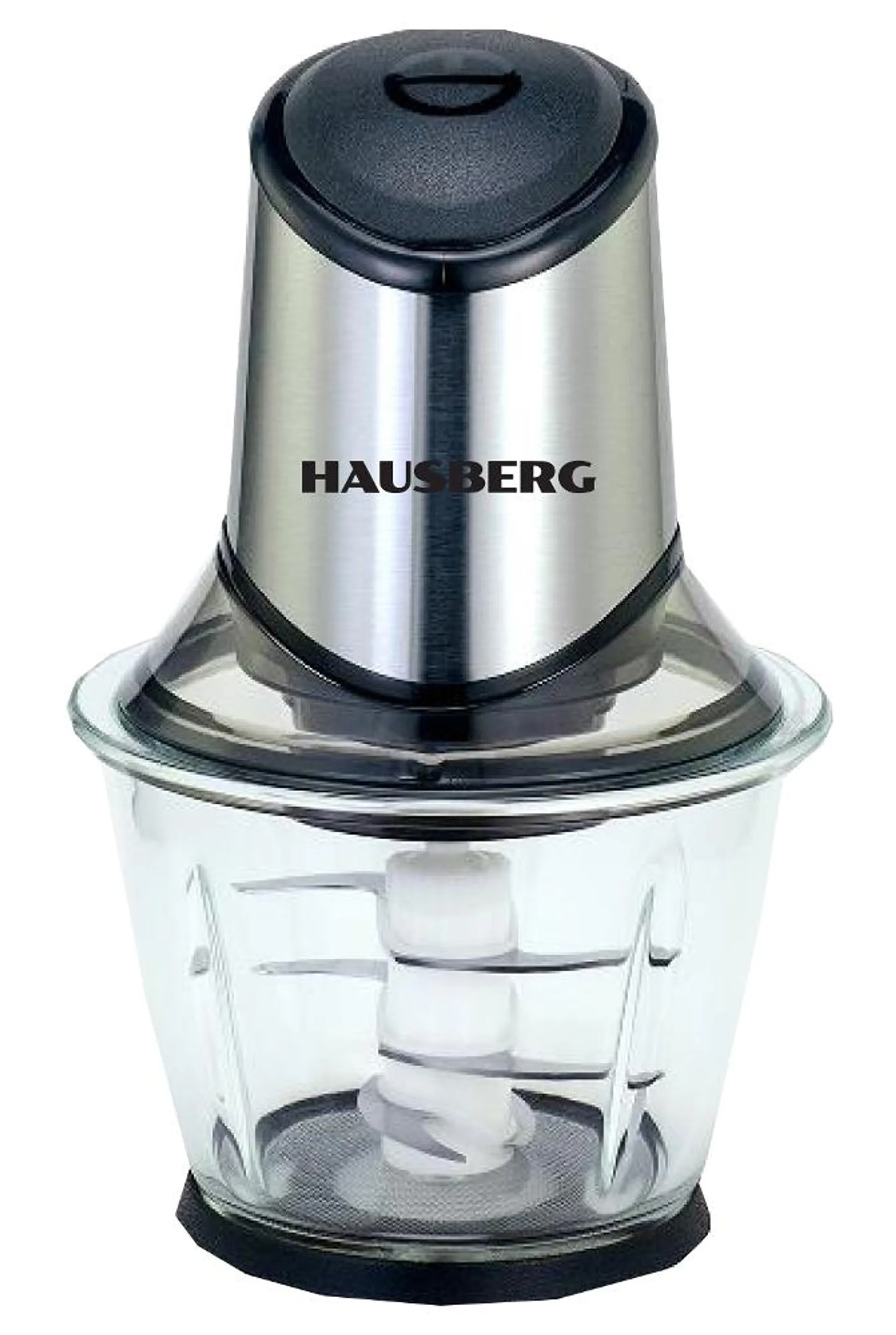 Tocator alimente Hausberg HB-4507IN, 1.2 litri, Turbo, 400-500 W, Inox