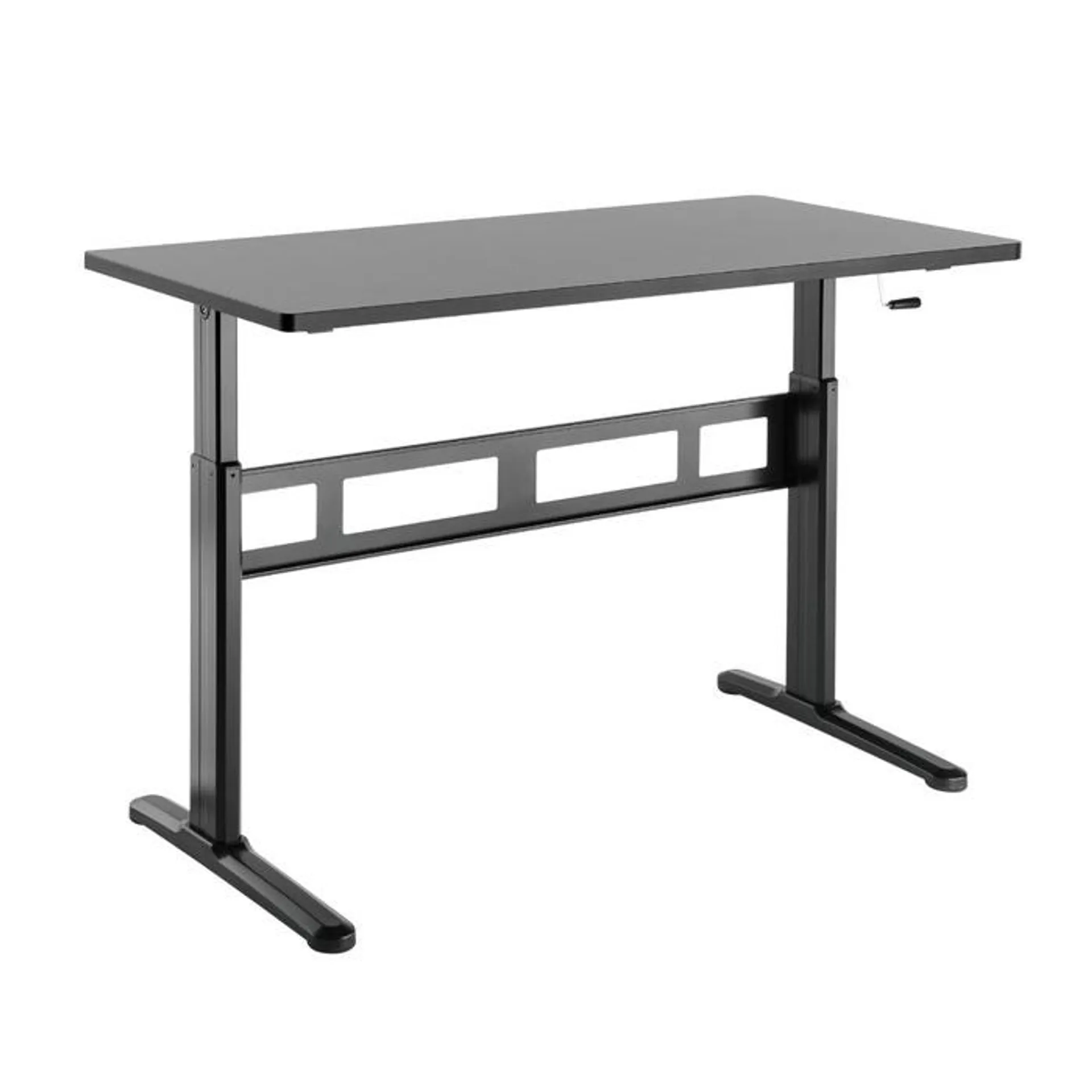 Birou gaming reglabil N04-22D-B, negru, 140 x 60 x 121 cm, 1C