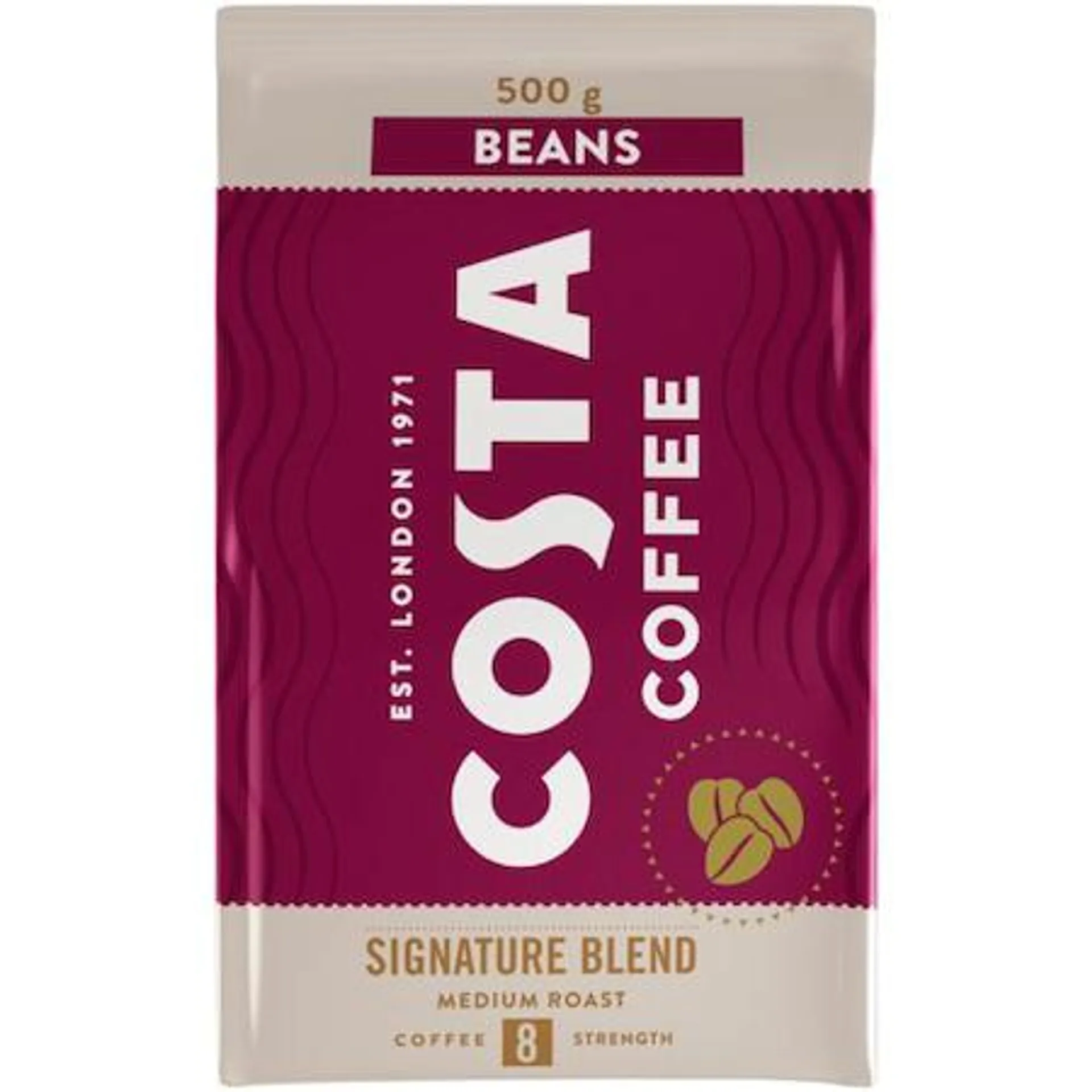 Cafea boabe Costa Signature Blend, prajire medie, 500g