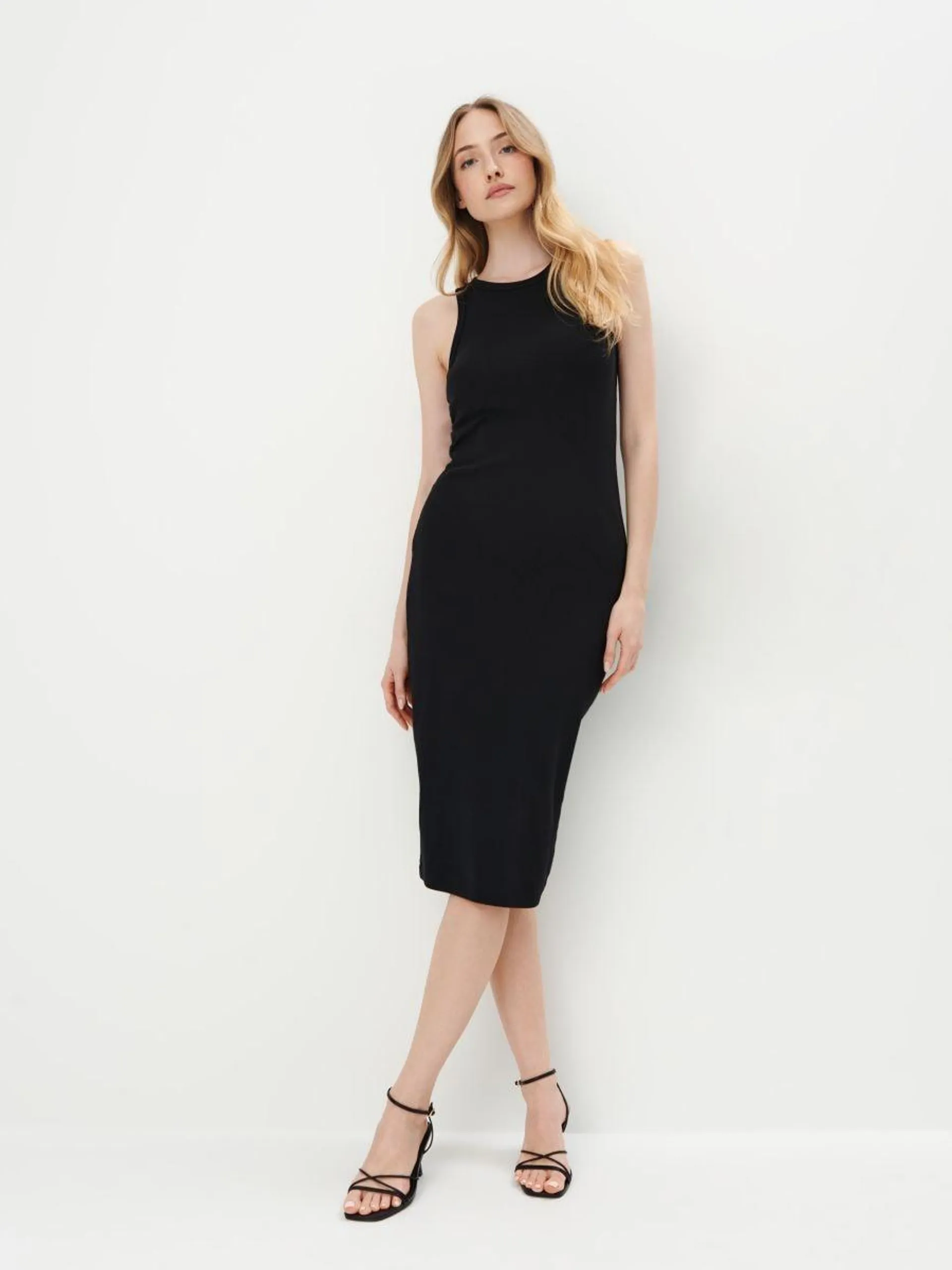 Rochie midi din bumbac