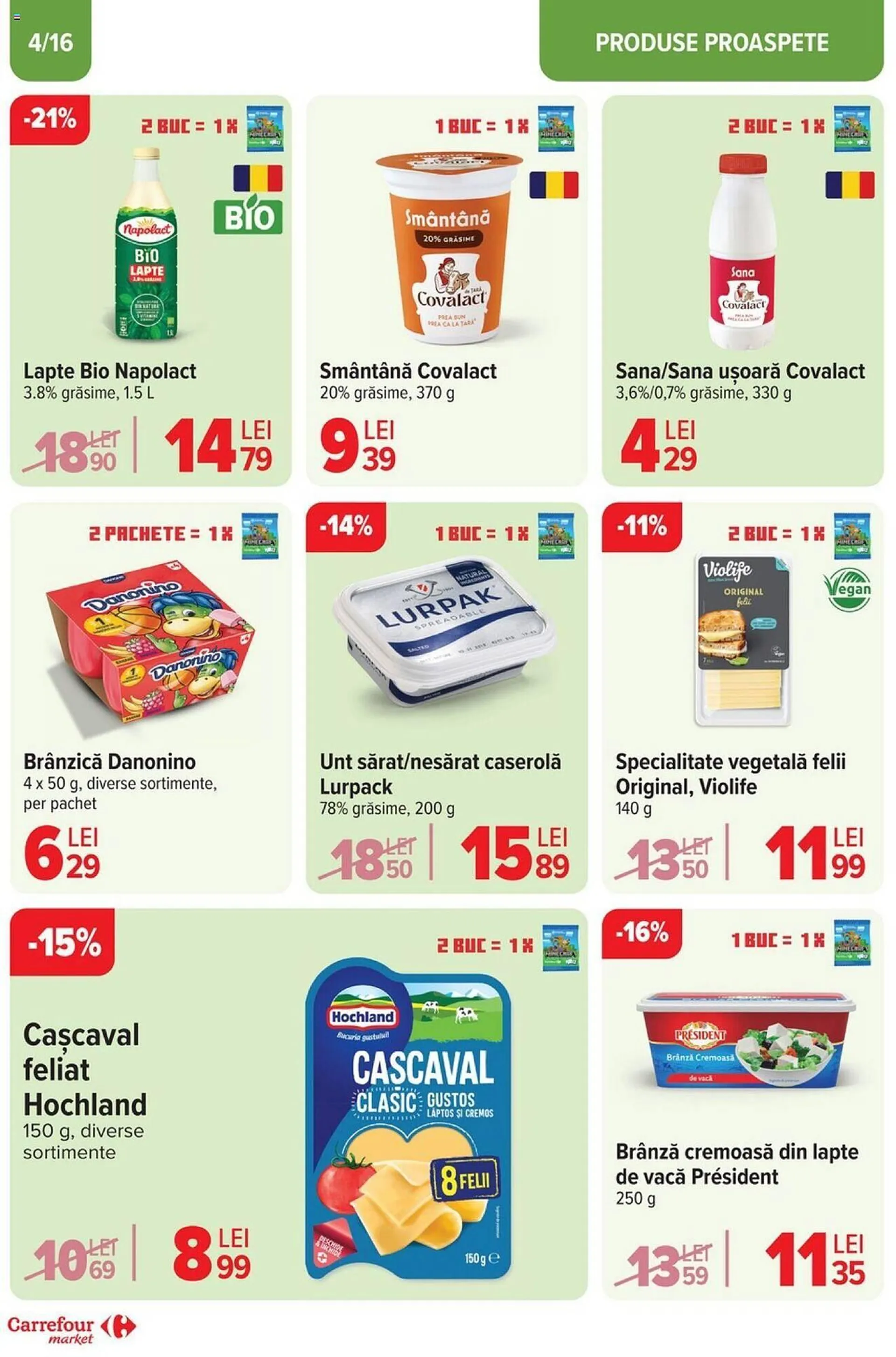 Catalog Catalog Carrefour Market de la 4 septembrie până la 17 septembrie 2024 - Revista Pagina 4