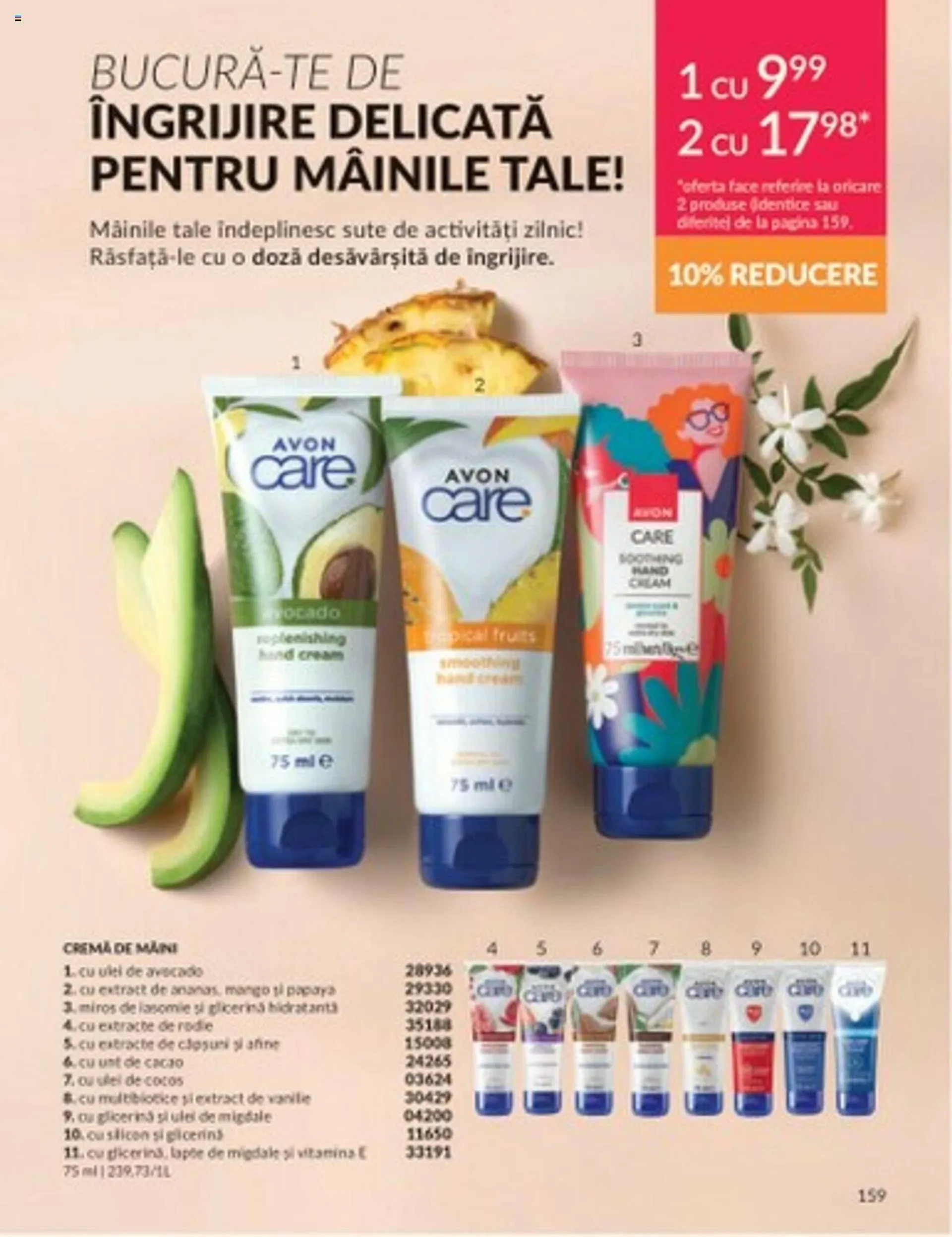 Catalog Avon catalog de la 1 iulie până la 31 iulie 2024 - Revista Pagina 159